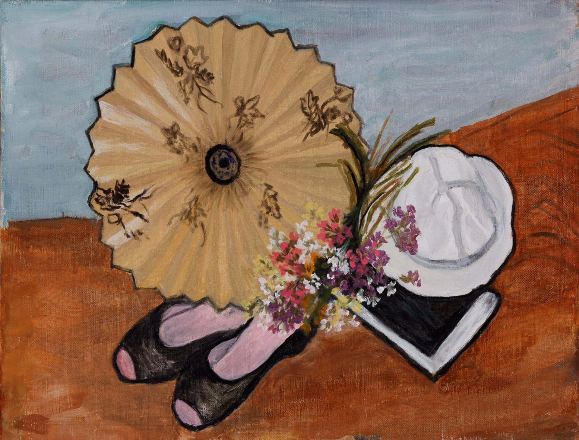 Shoes and Fan by Esphyr Slobodkina