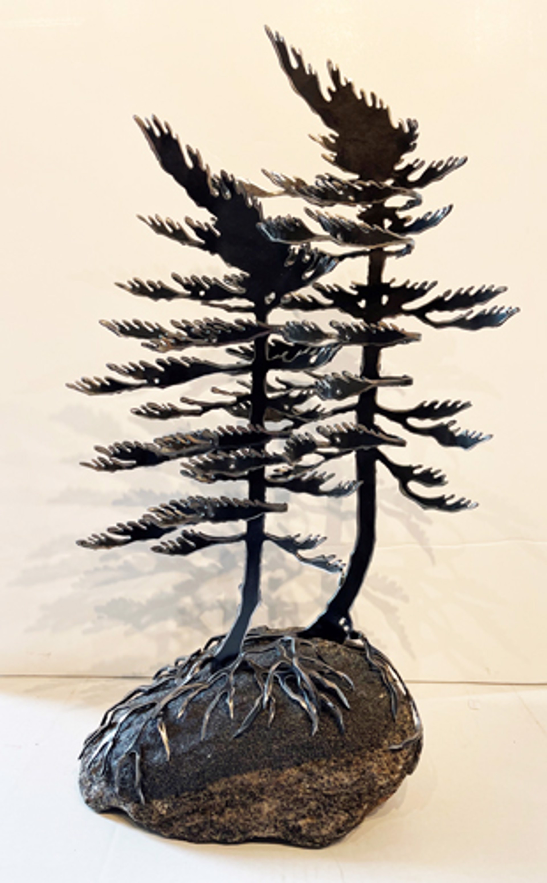 Two Windswept Pine 659531 by Cathy Mark