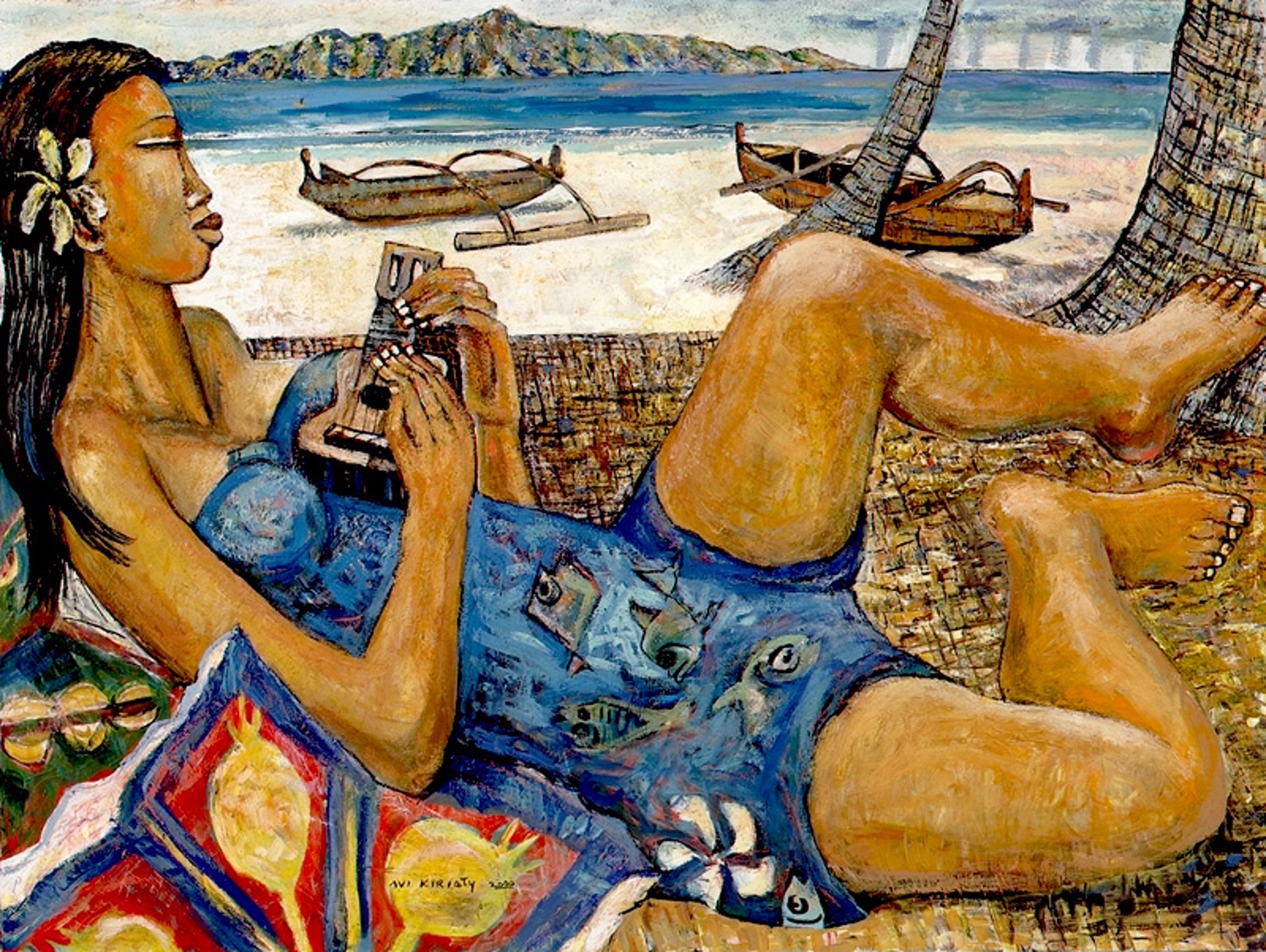 Ukulele Repose  by Avi Kiriaty