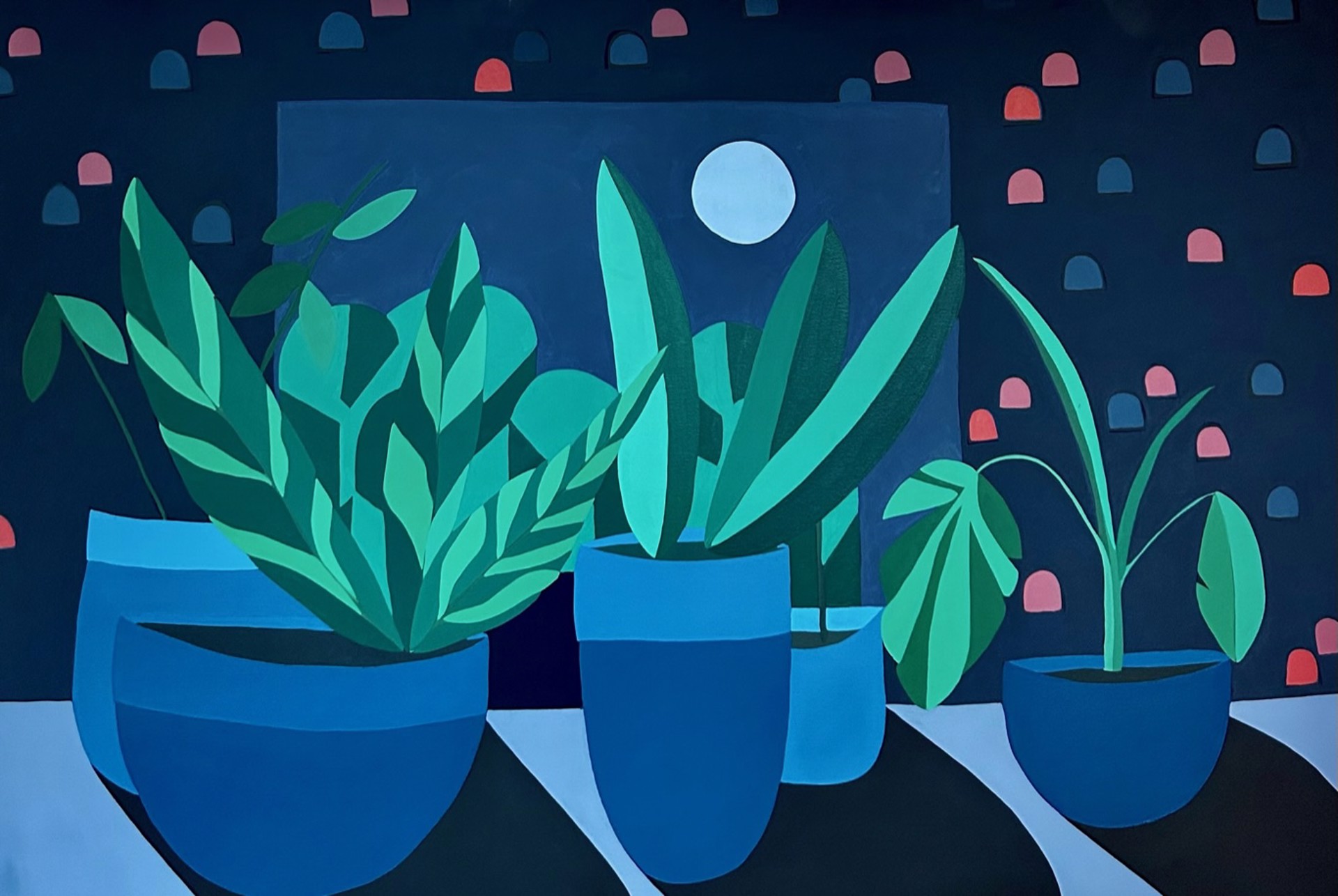 House Plants at Night by Sage Tucker-Ketcham
