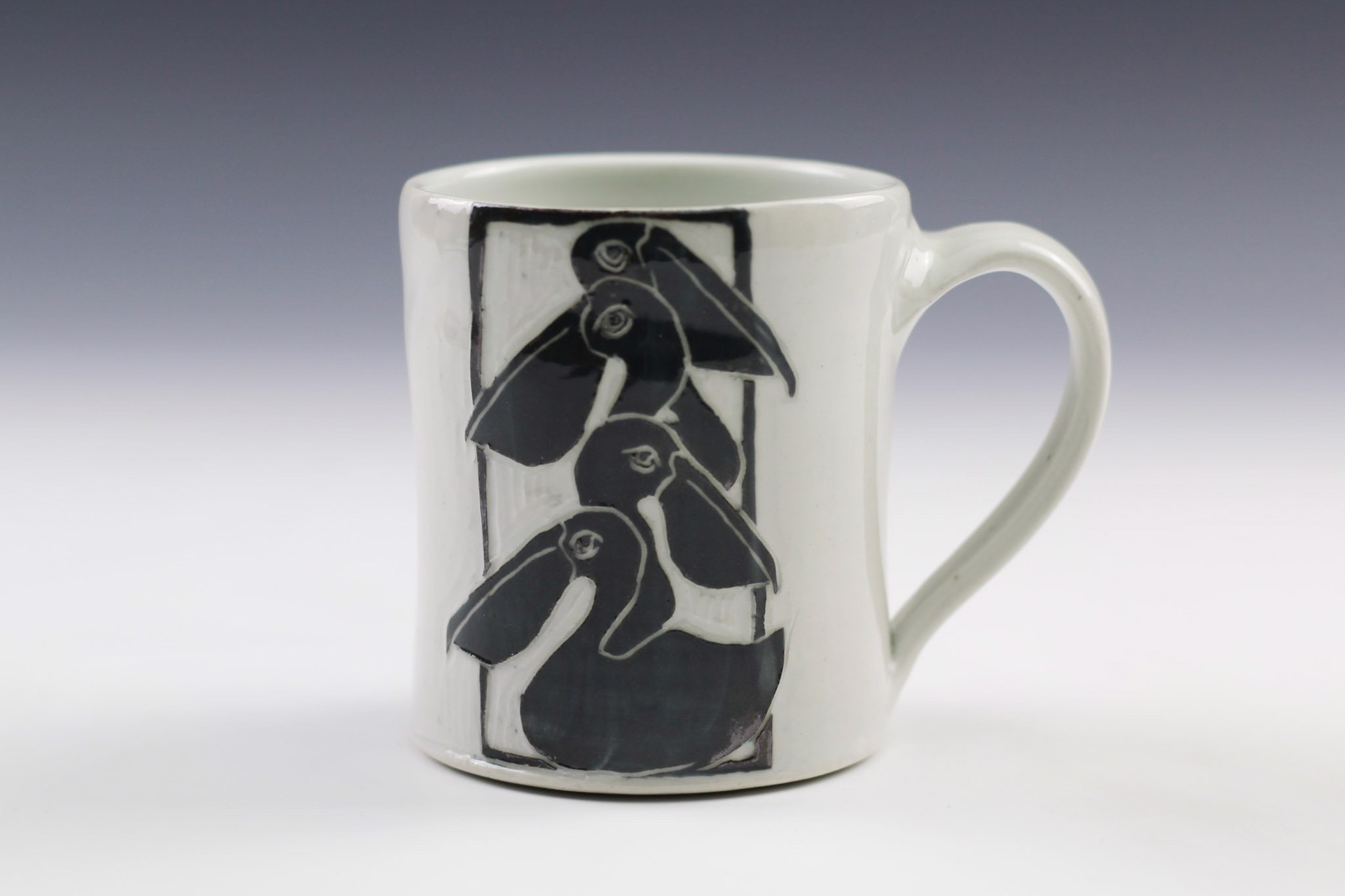 Pelican Mug by Glynnis Lessing