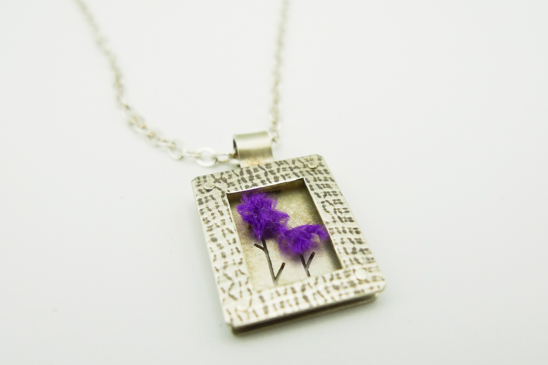 Purple Necklace by Erica Schlueter