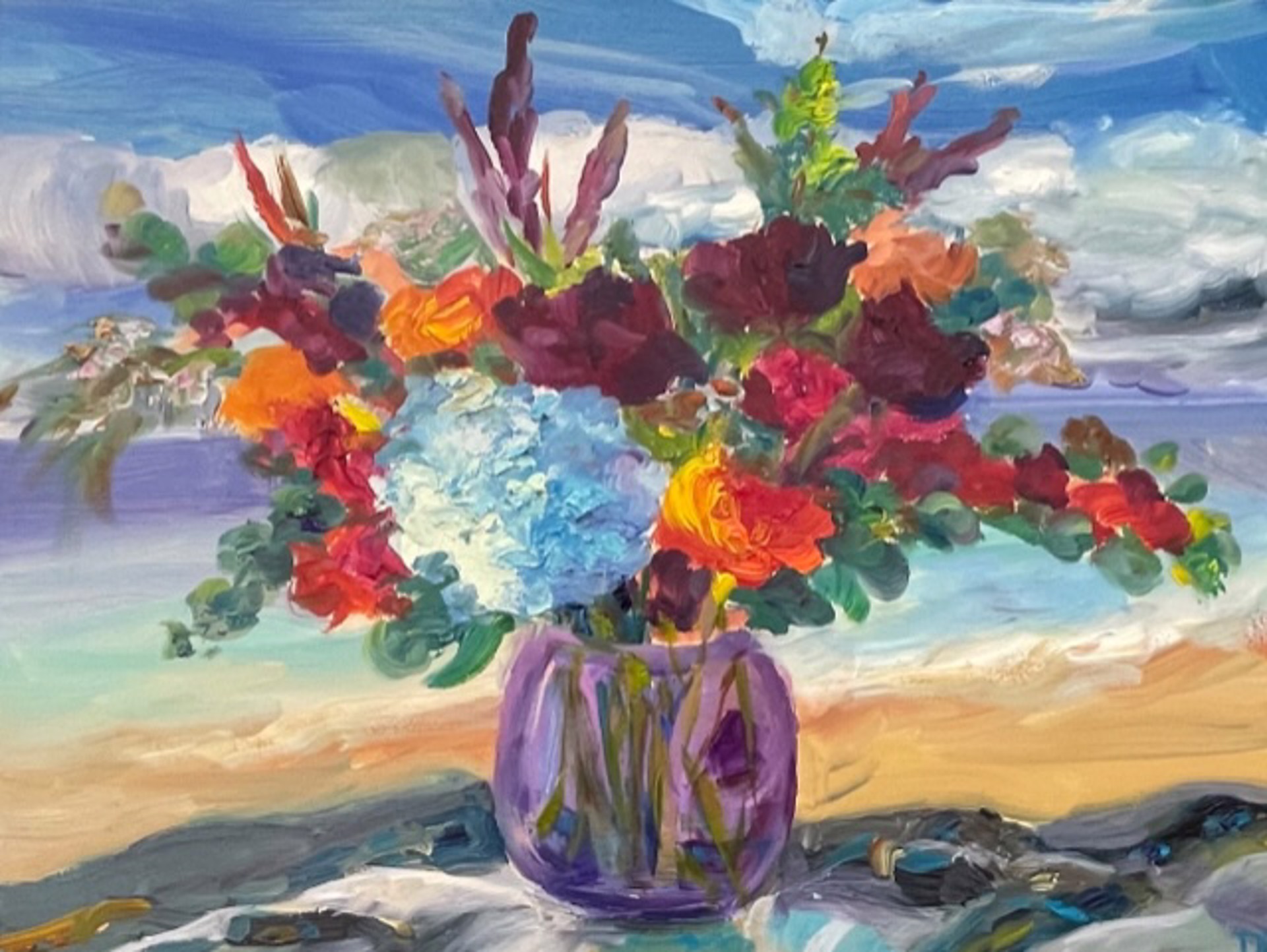 Purple Vase by Kristen Dill