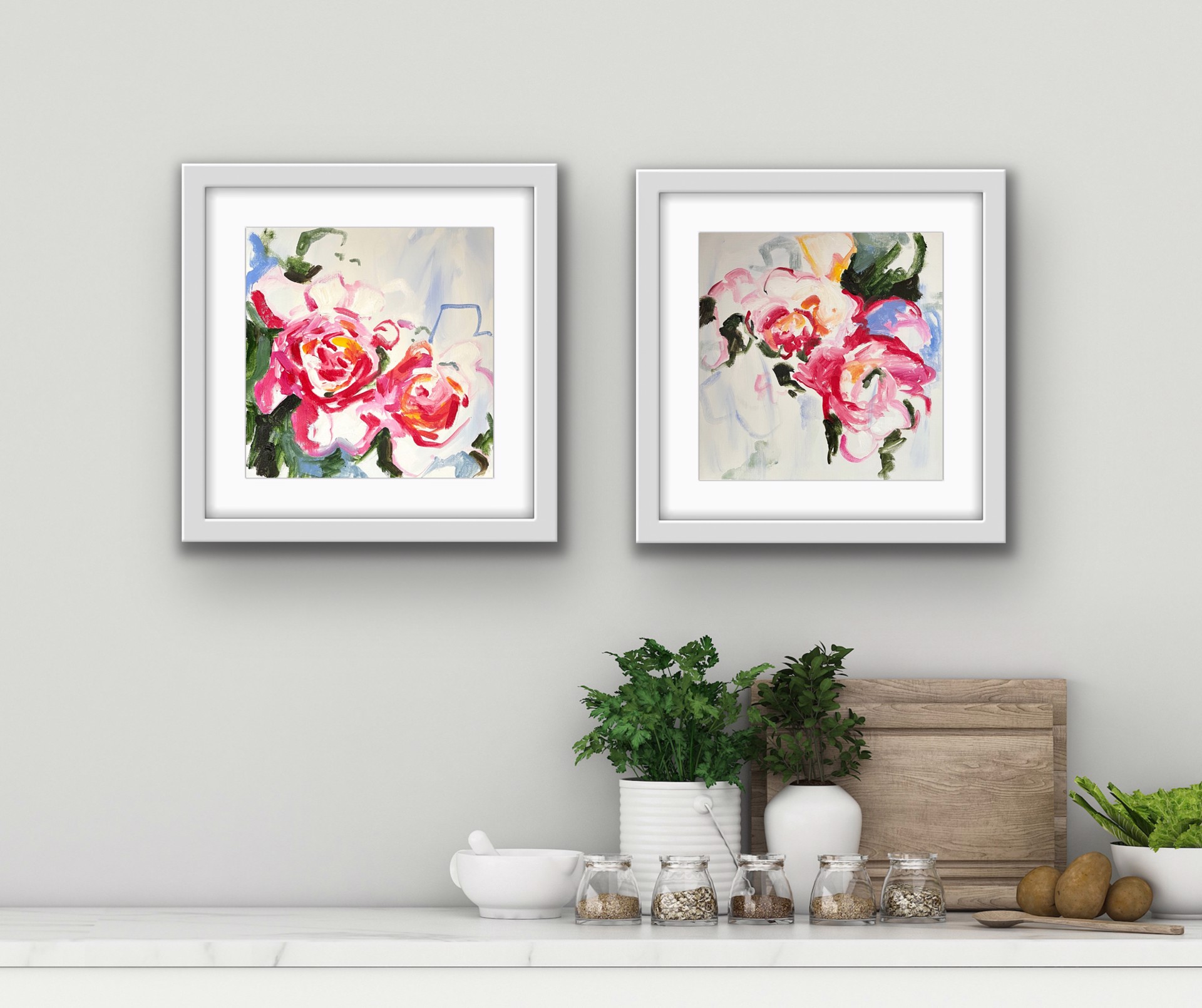 Rose Study II by Elizabeth Cabell