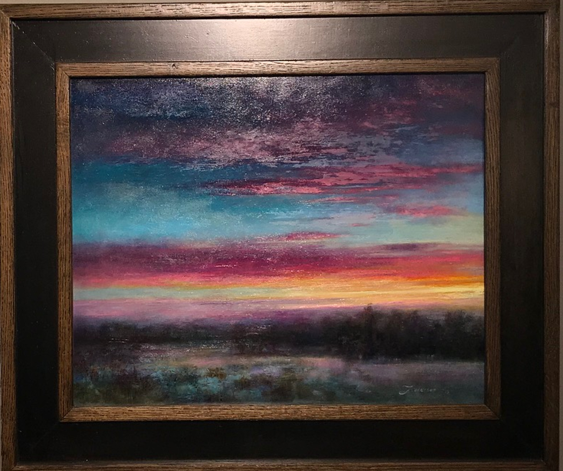 Winter Sunset by John Andersen