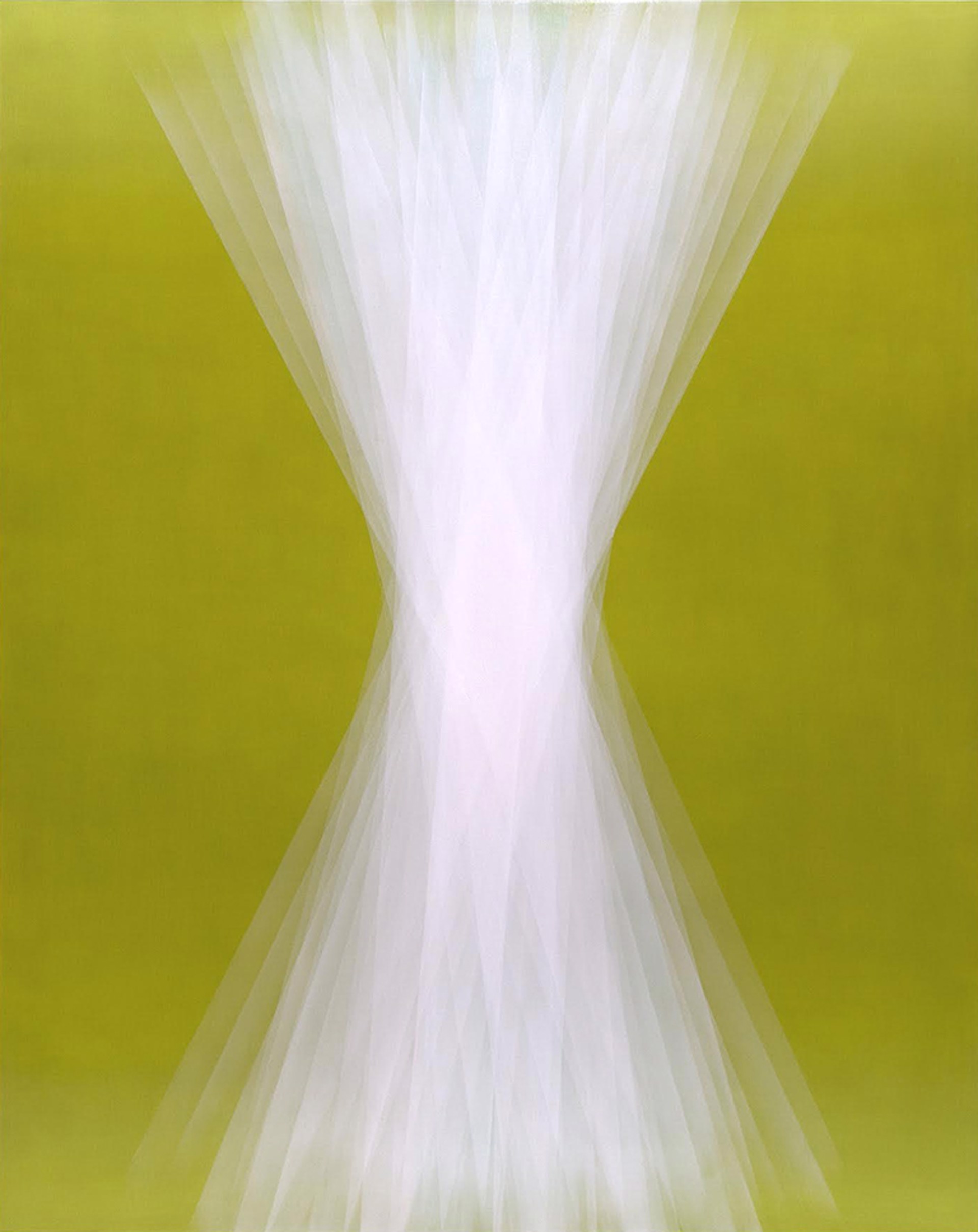 Spaces in Between (Chartreuse Yellow) by Bernadette Jiyong Frank