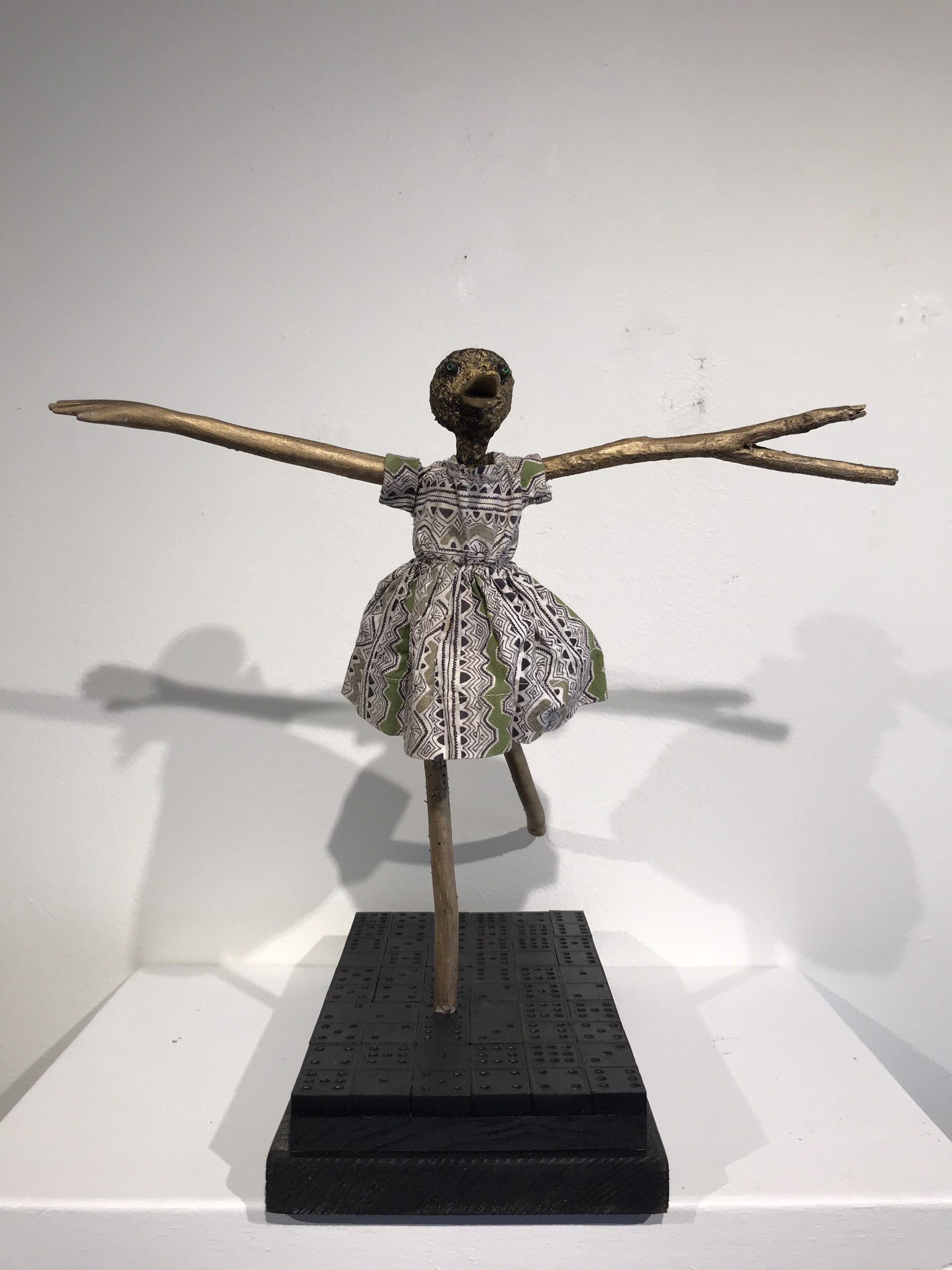 Young Bird Dancing by Gary Olson