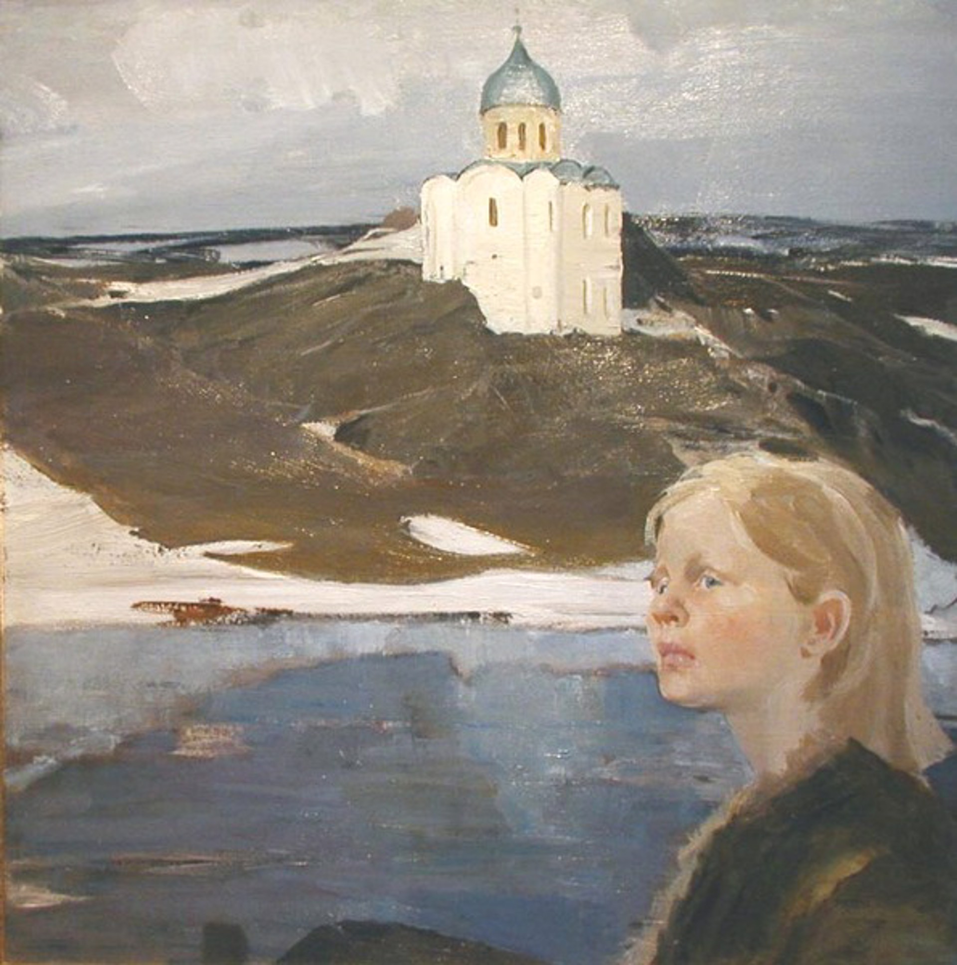 Siberian Girl by Nikolai Baskakov