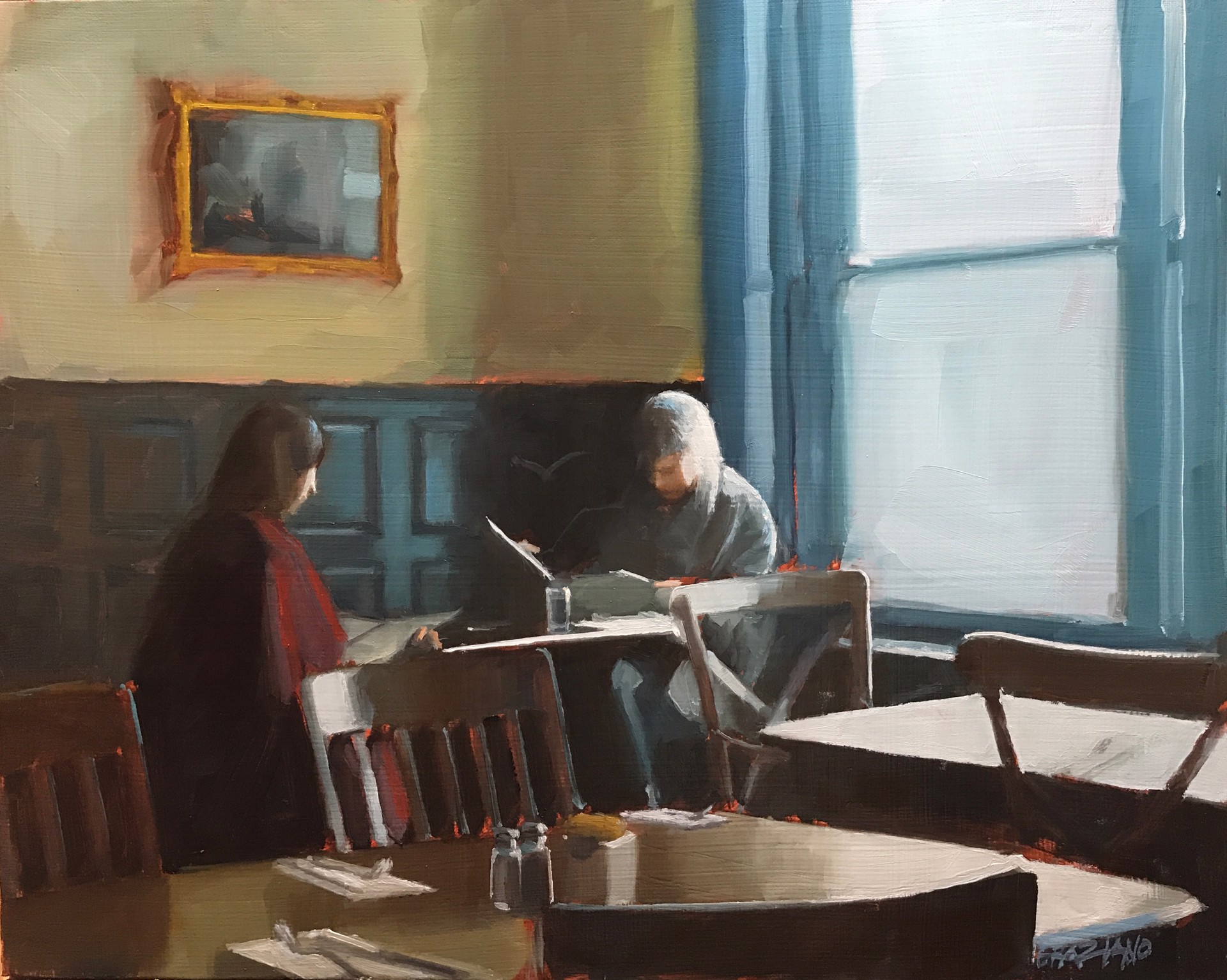 Breakfast at Cafe Le Perche by Dan Graziano