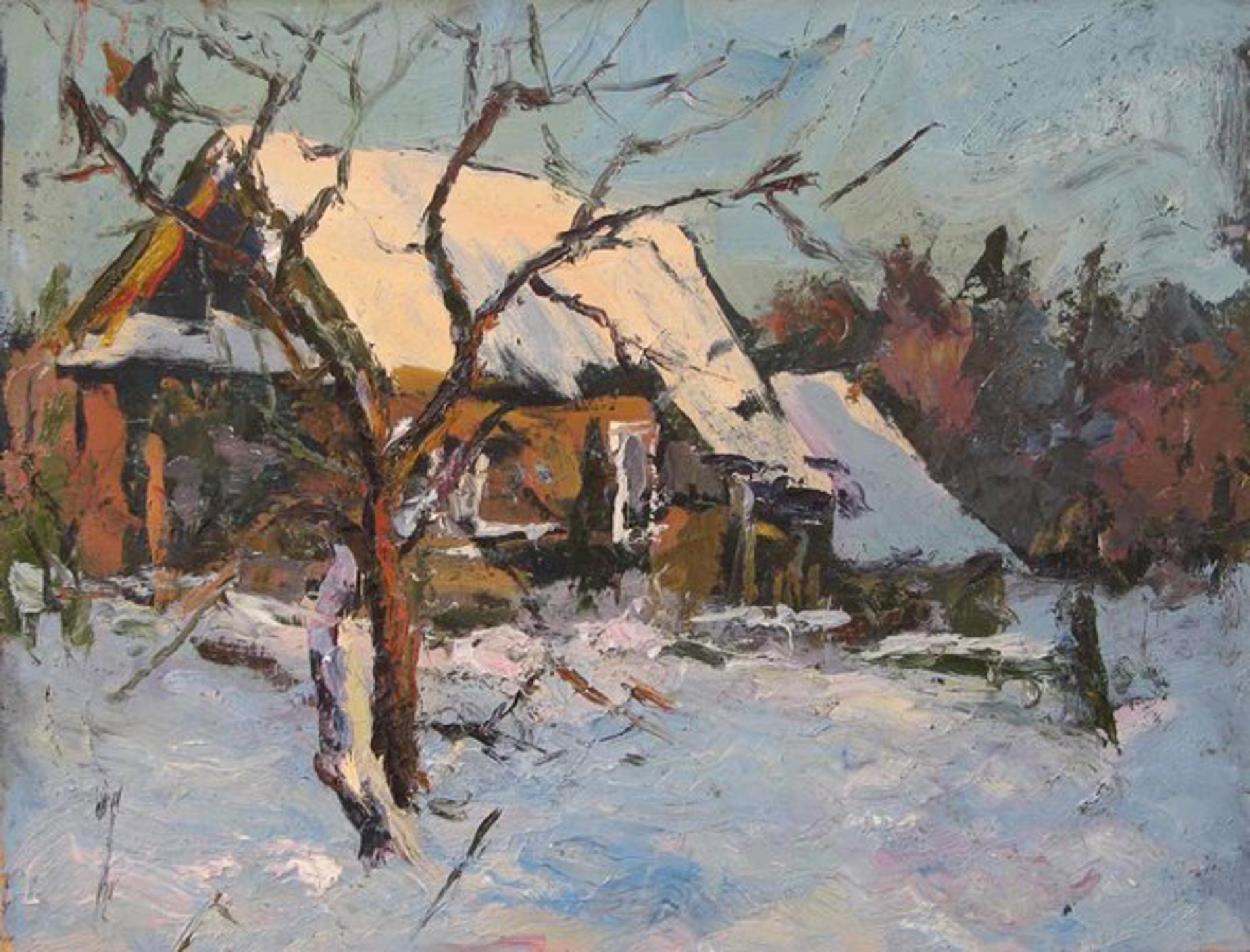Frozen Evening by Yuri Bolotov