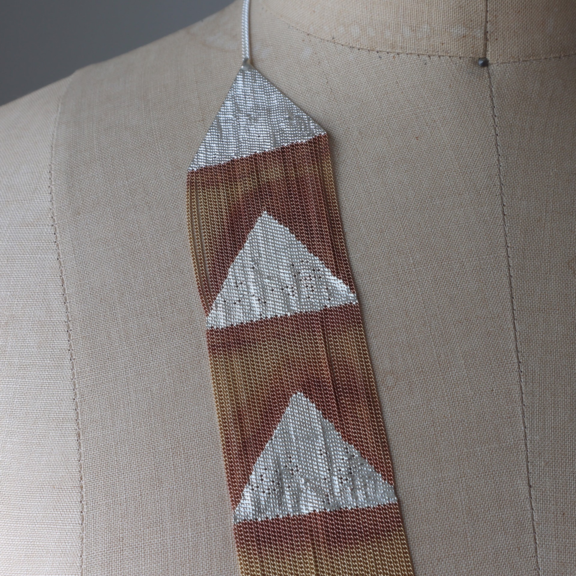 Low Triangle Necklace by Hannah Keefe
