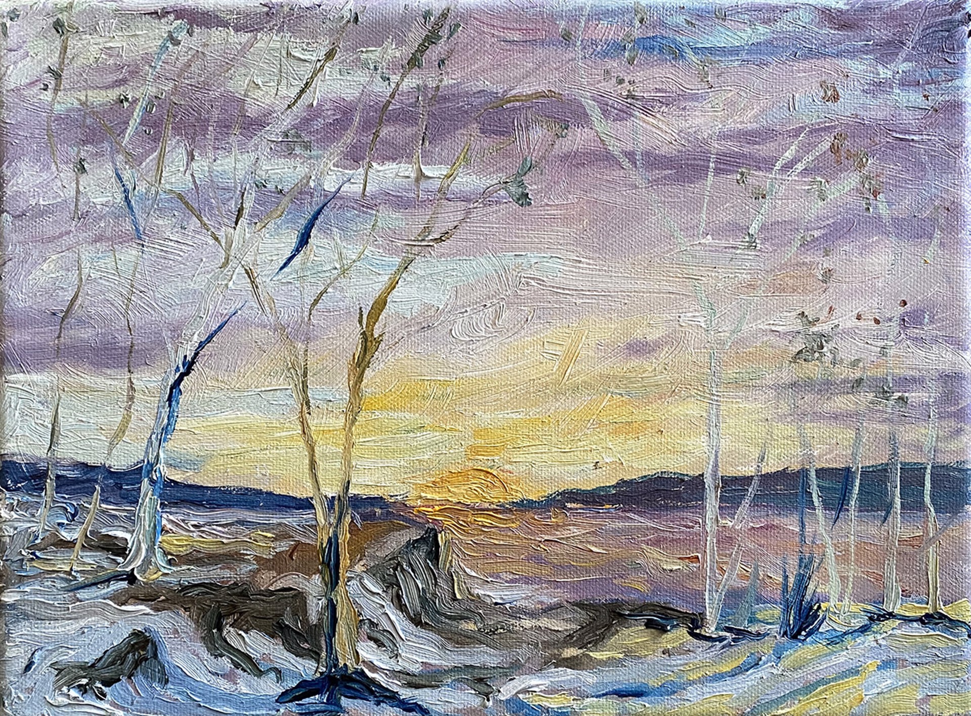 Winter Sunset by Wayne Medford