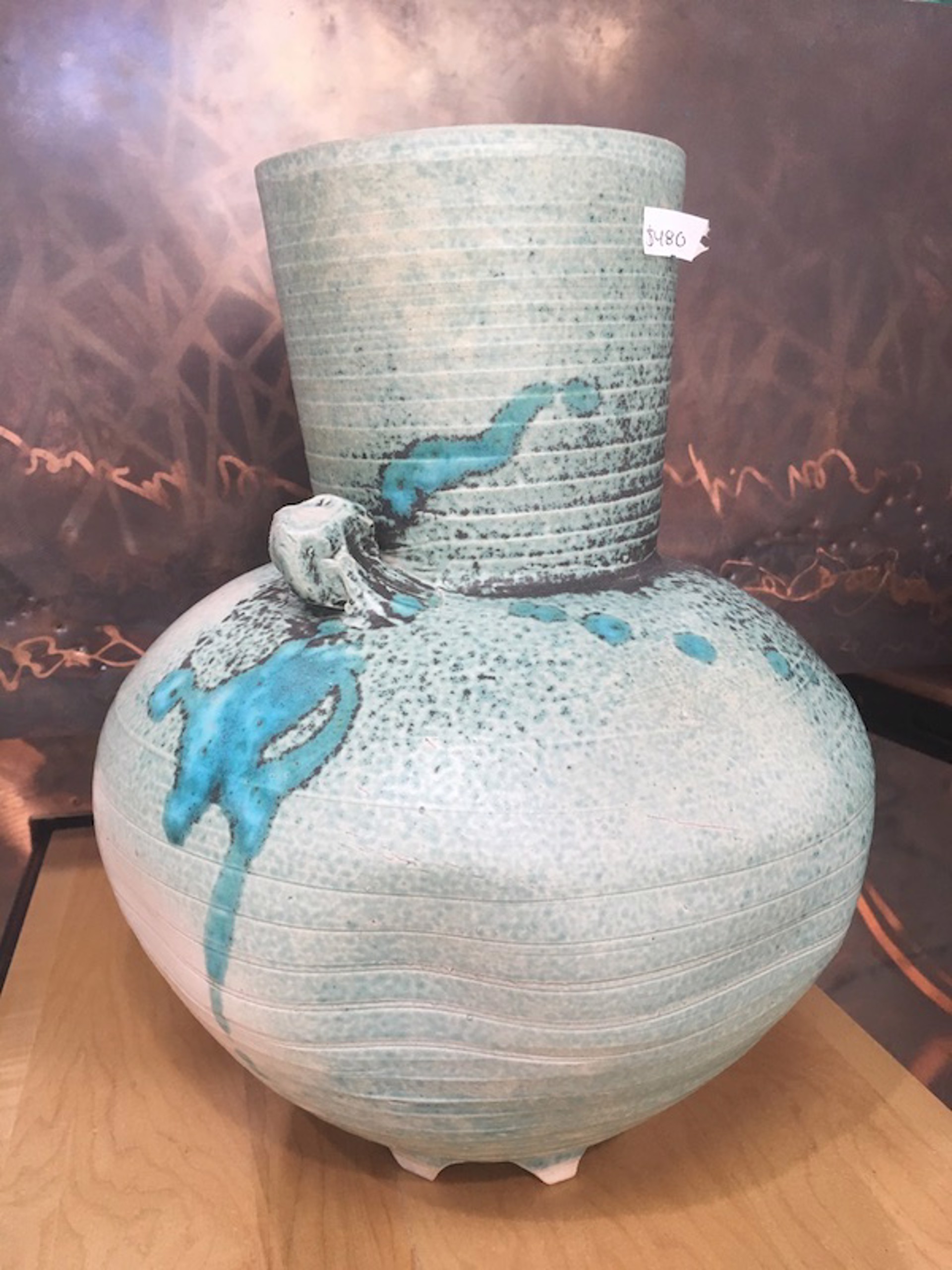Rainforest Glazed Vase by Kayo O'Young