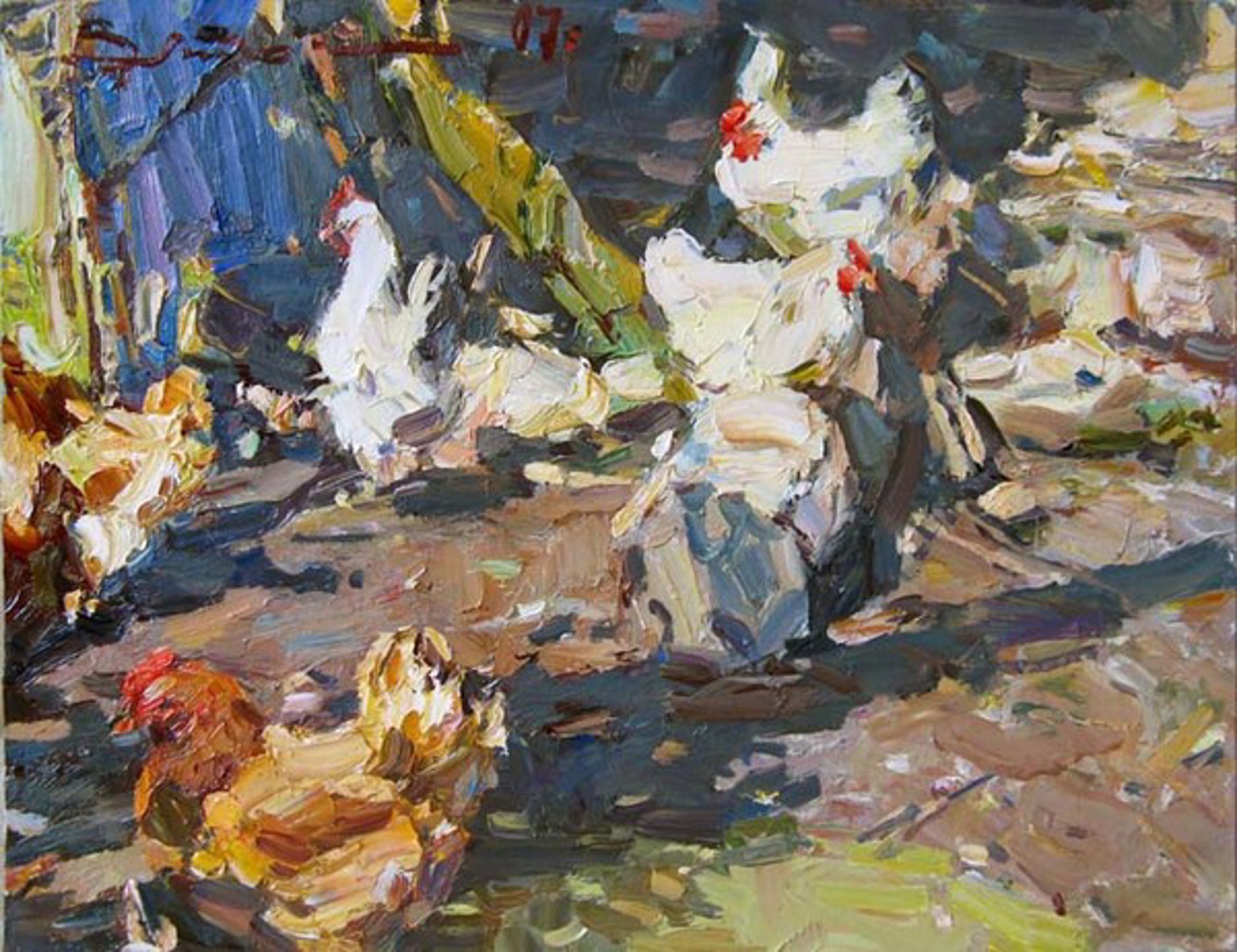 Hens by Ivan Vityuk