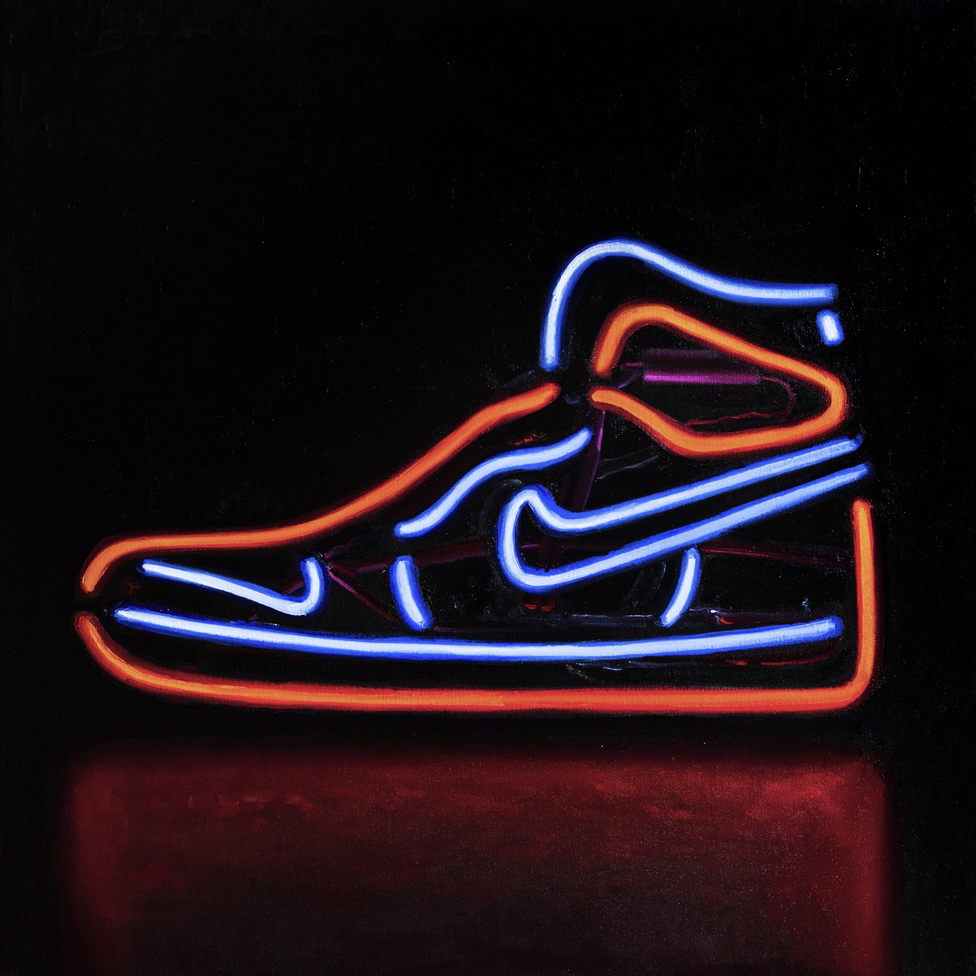 Neon Nike by James Zamora