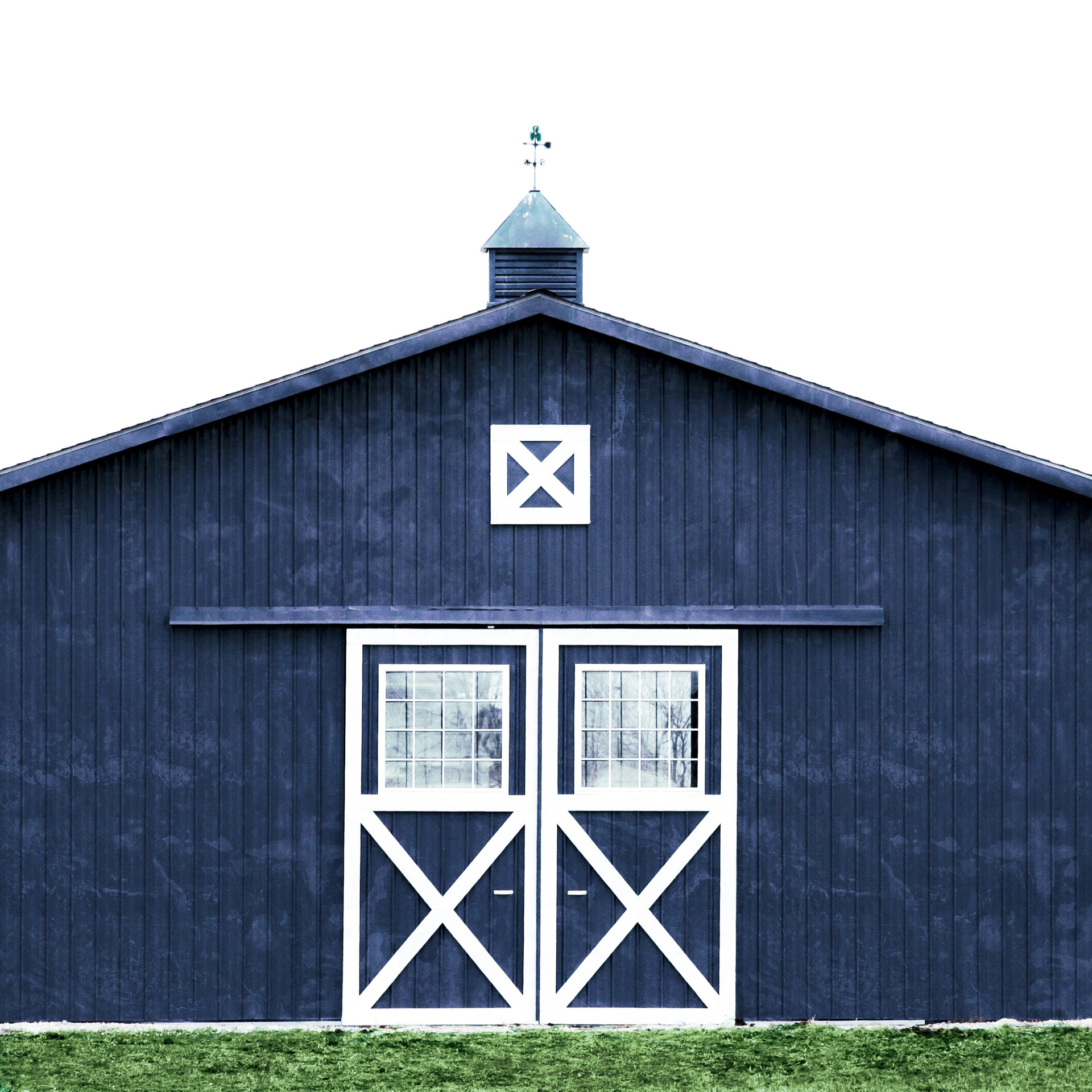 Blue Barn by Jamie Squire
