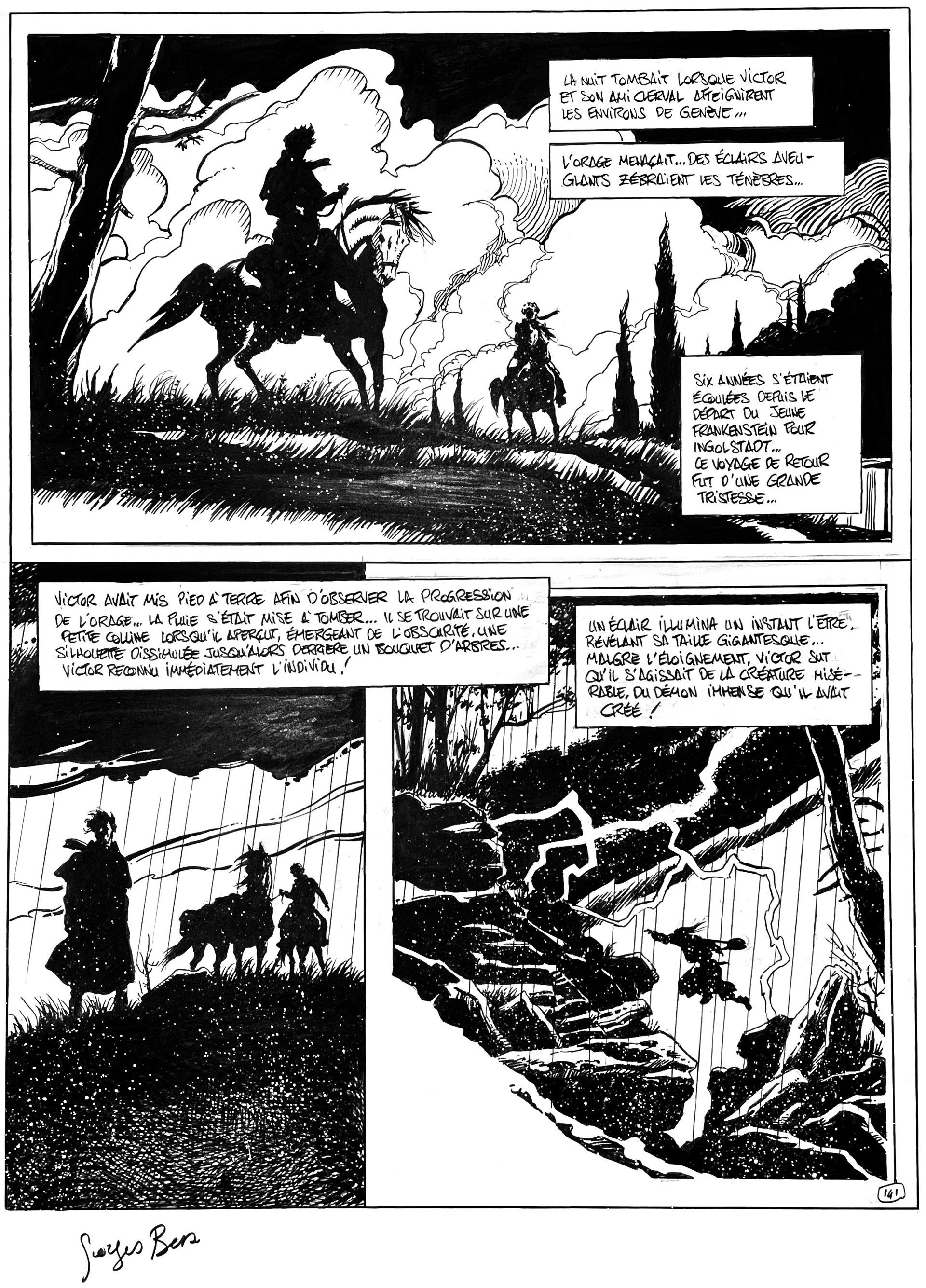 Frankenstein, Page #143 by Georges Bess