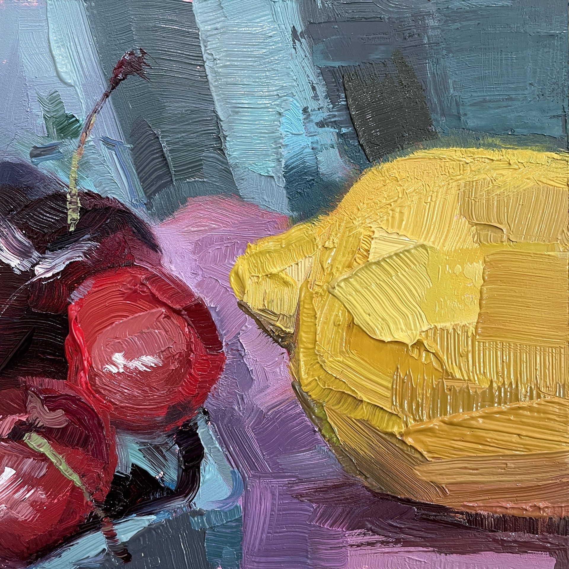 Cherries & Lemon by Yana Beylinson