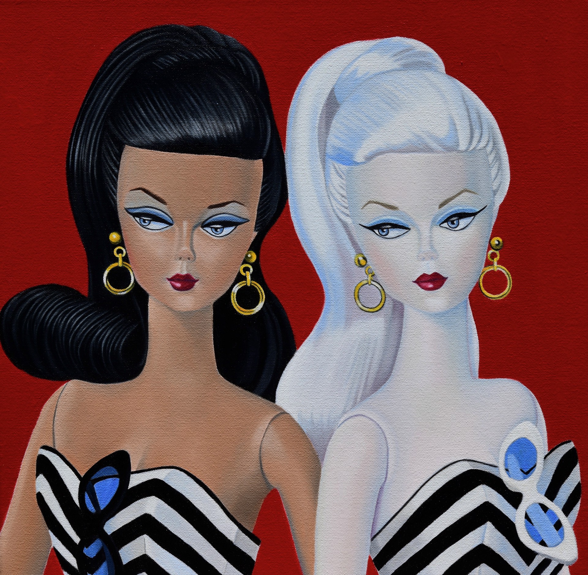 Two Barbies by Suzy Smith
