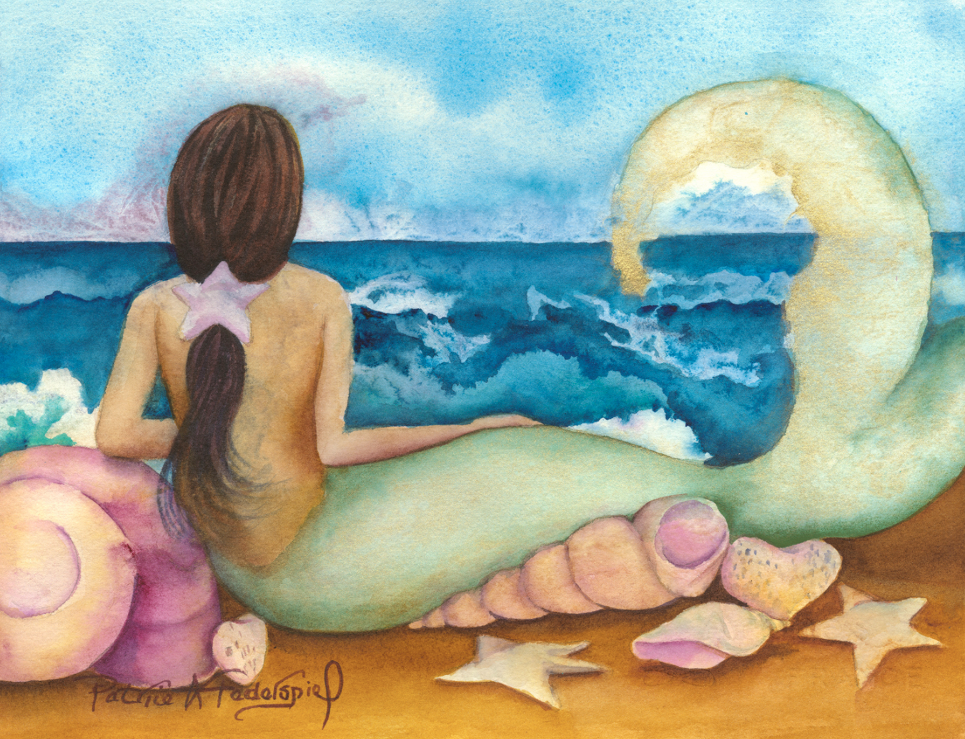 Poʻailani Mermaid by Patrice Ann Federspiel