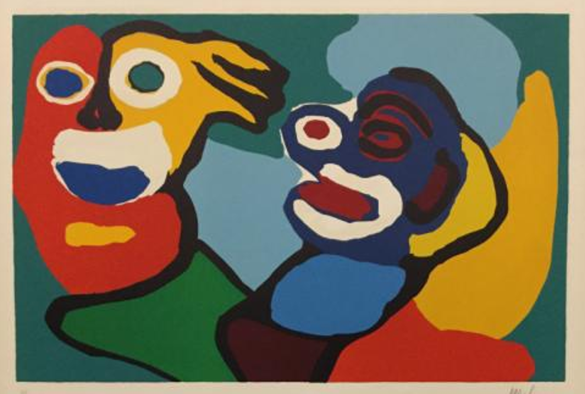 Moving In The Wind by Karel Appel