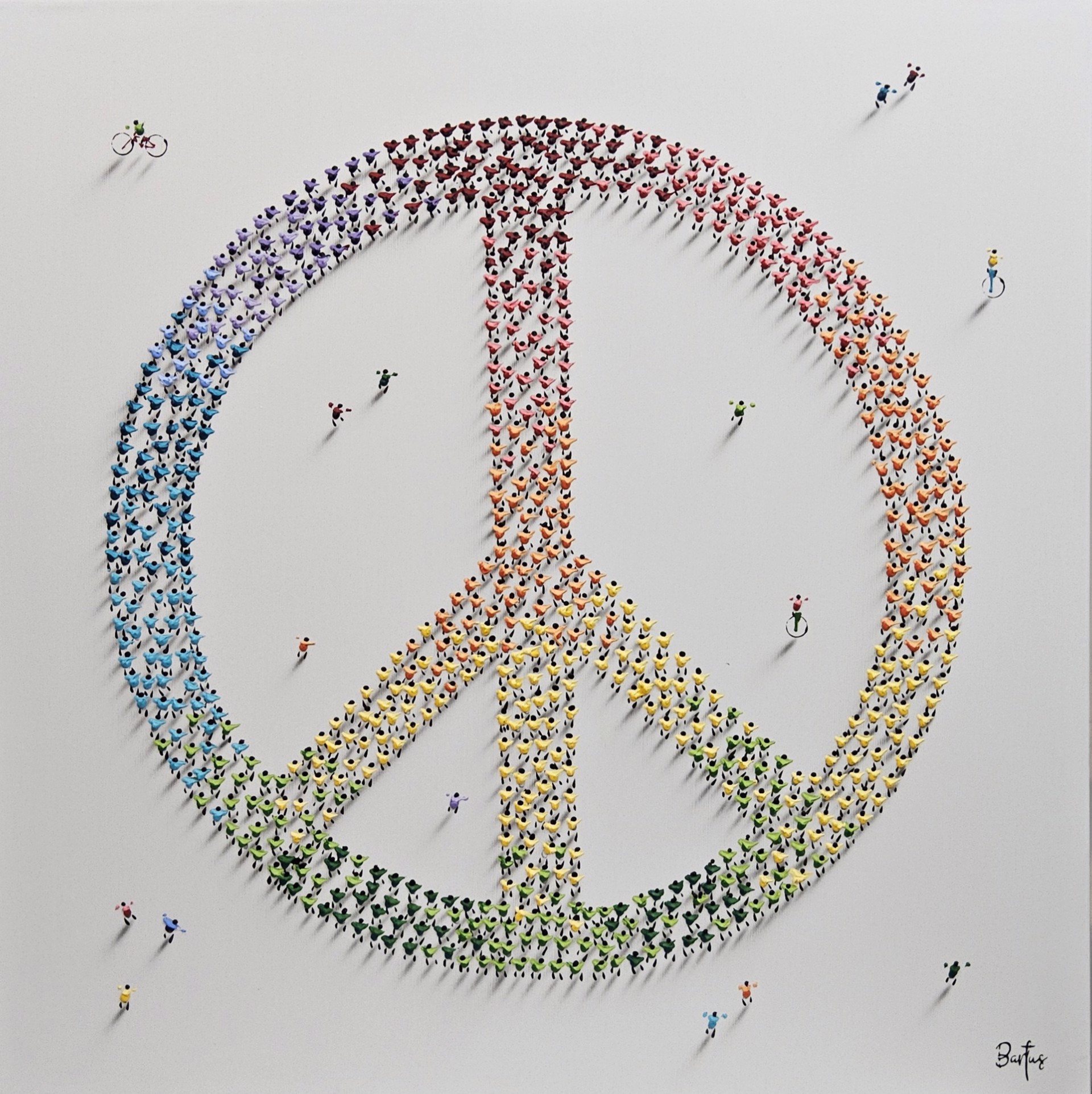Peace Rainbow by Francisco Bartus