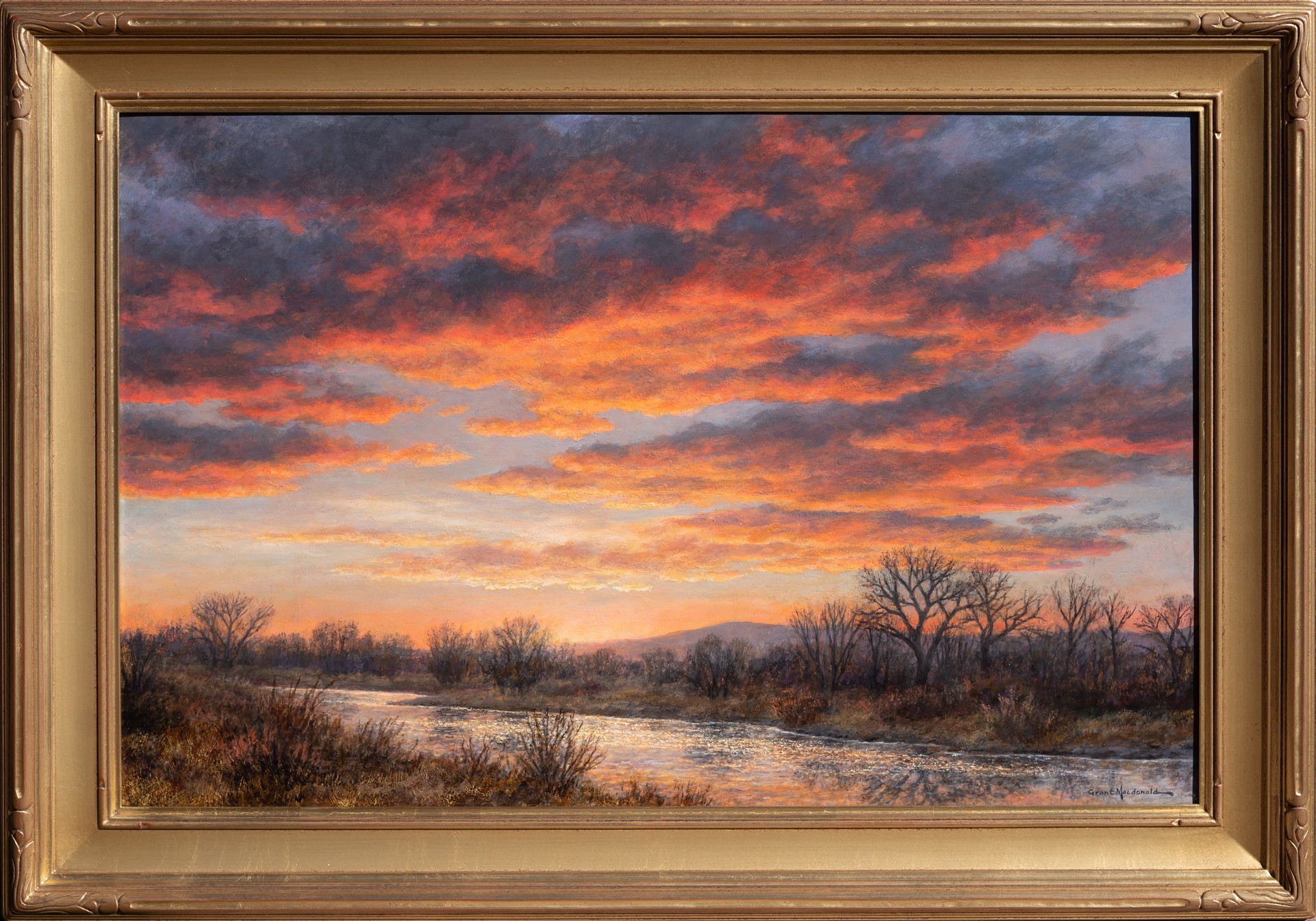 Sunset on the Rio Grande by Grant Macdonald