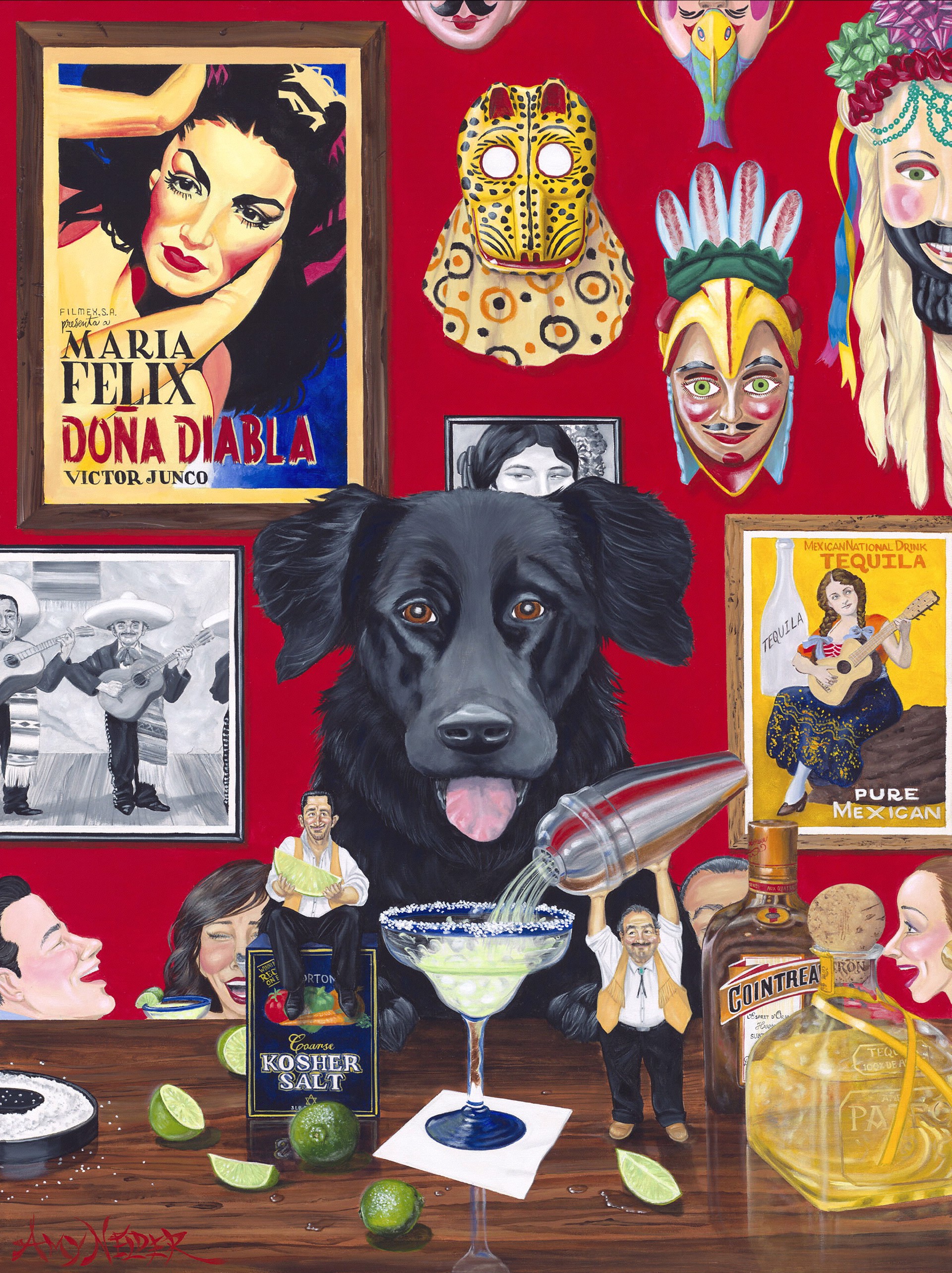 One Tequila, two tequila, three tequila, WOOF! by Amy Nelder