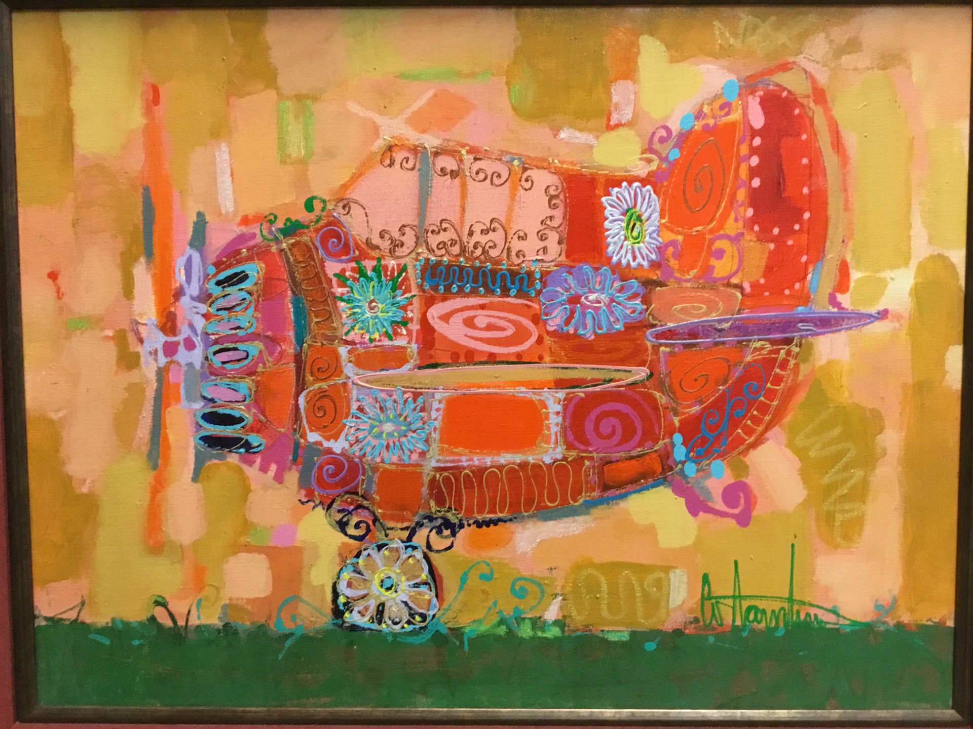 Flight Series on Grass by Ralph Costantino