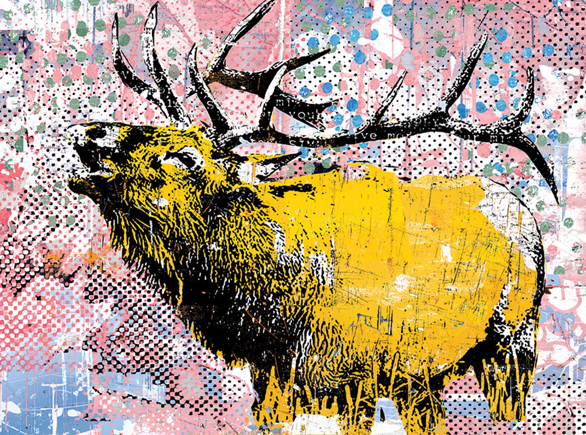 Contemporary Elk by Daryl Thetford