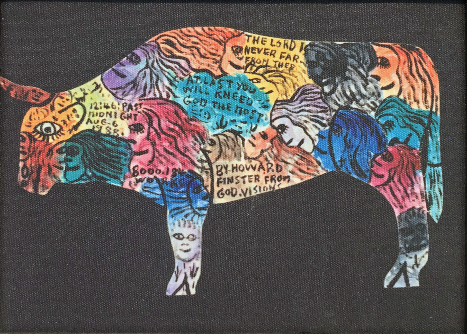 Bull by Howard Finster