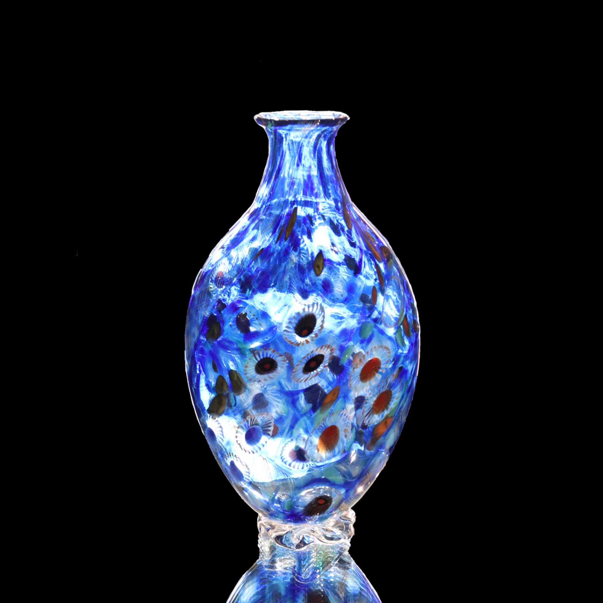 Undersea Adventures Flat Vase by David Lindsay