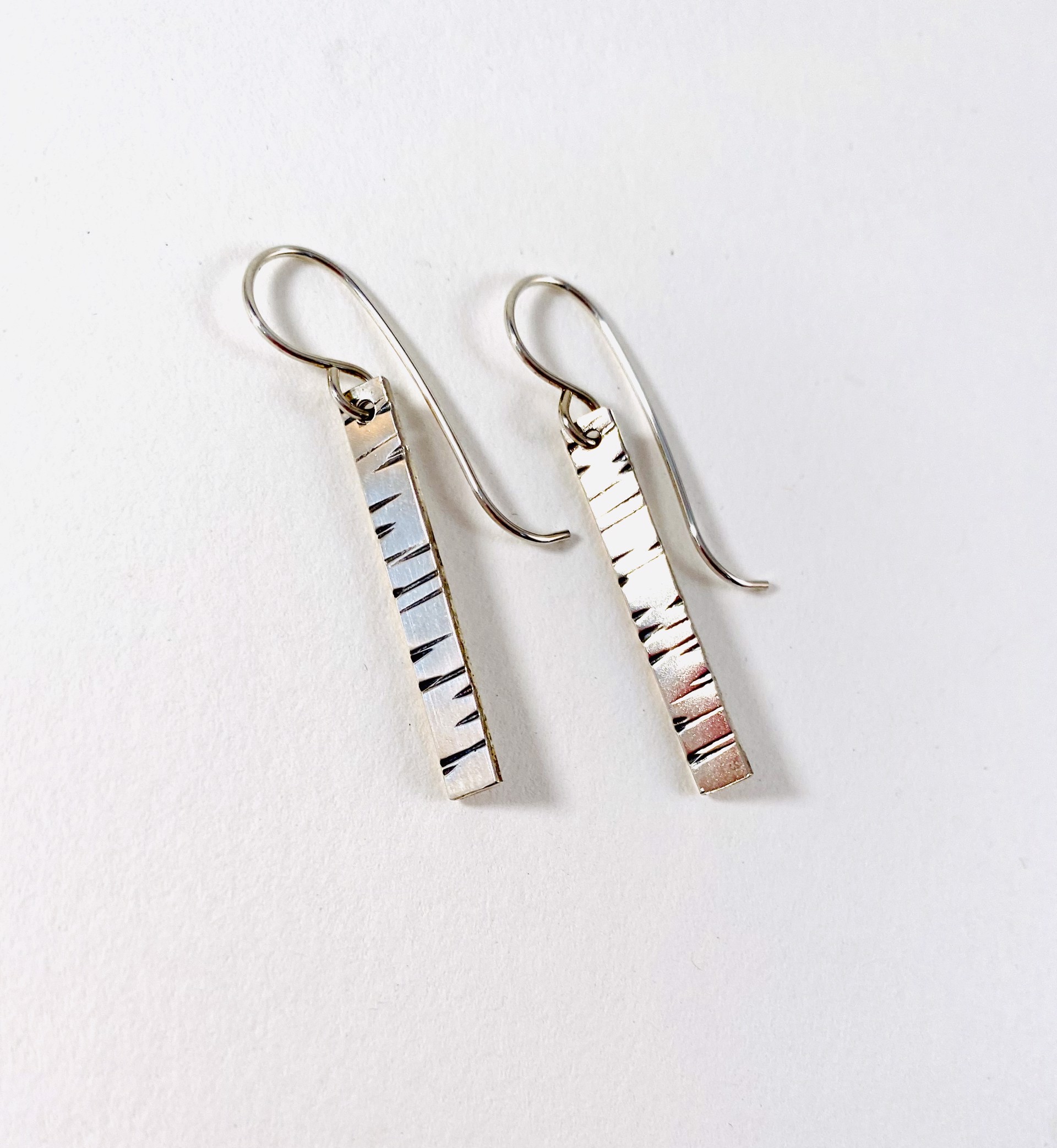 Silver Birch Earrings by Shelby Lee - jewelry