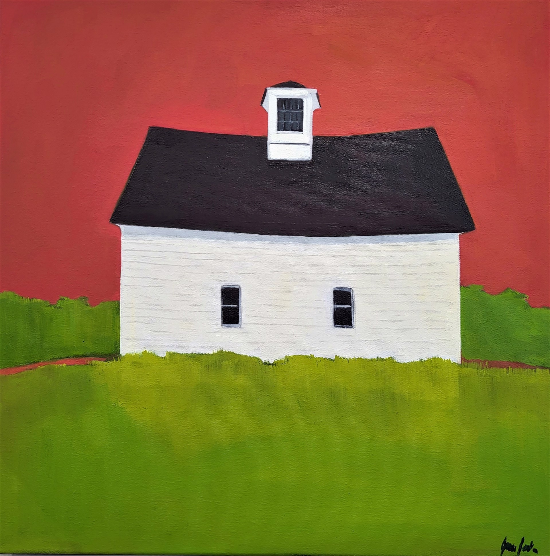 OLD CROW BARN by JEAN JACK