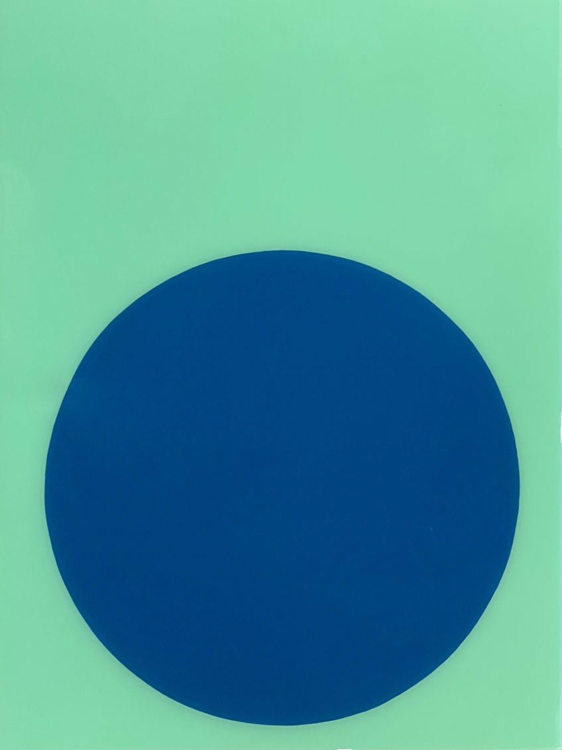 Glossy Dot in Blue by Stephanie Henderson