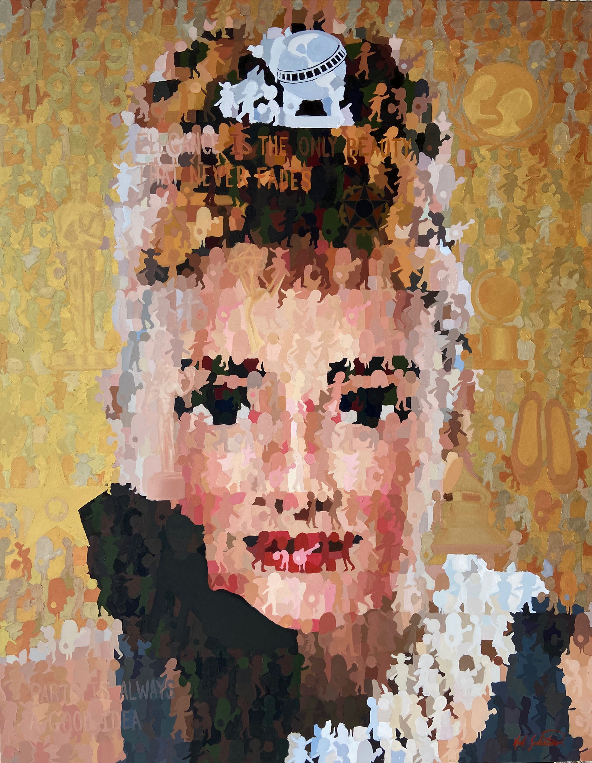 Audrey in Gold by Karl Soderlund
