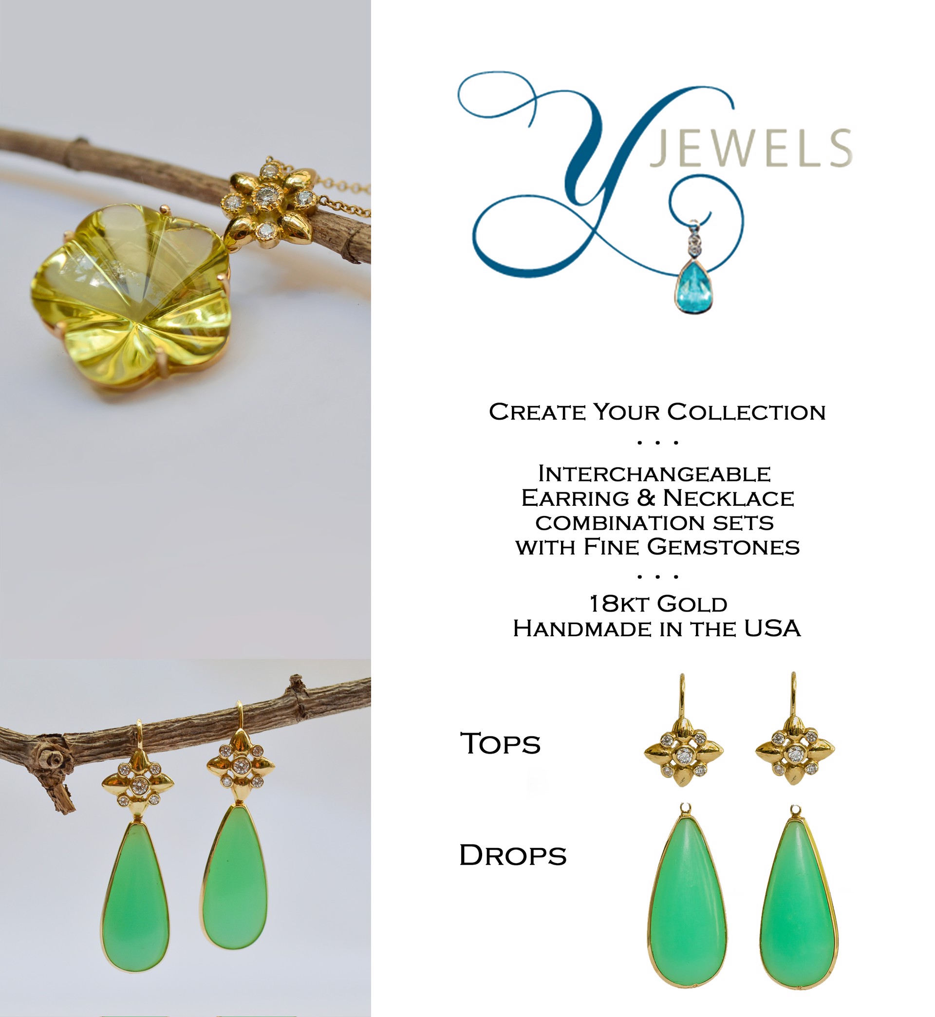 Y Jewel Tops & Drops Concept by Y Jewels