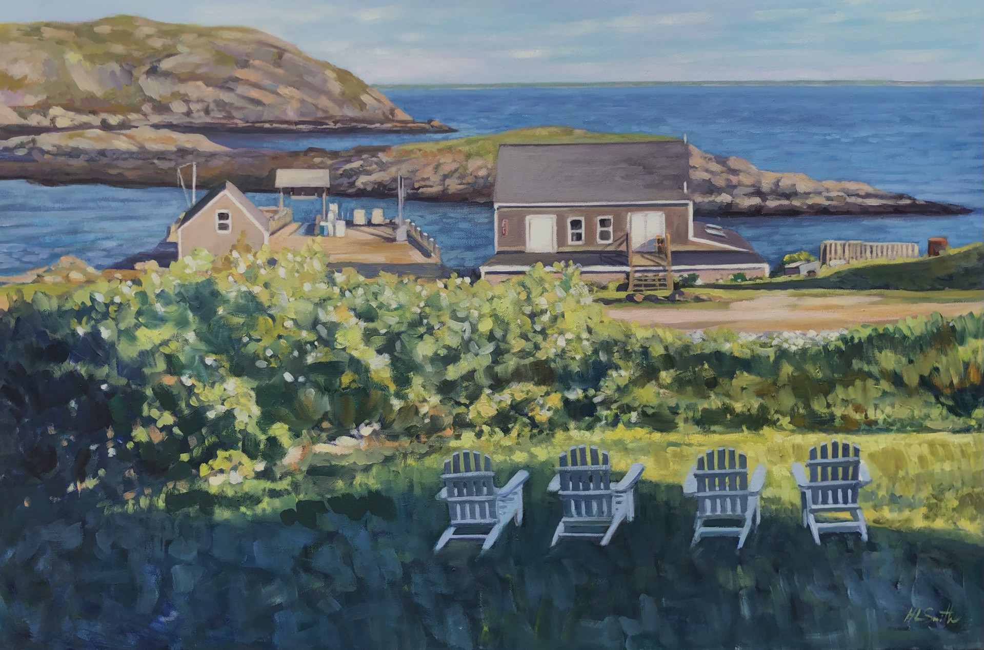 A Quiet Morning on Monhegan Island by Holly L. Smith