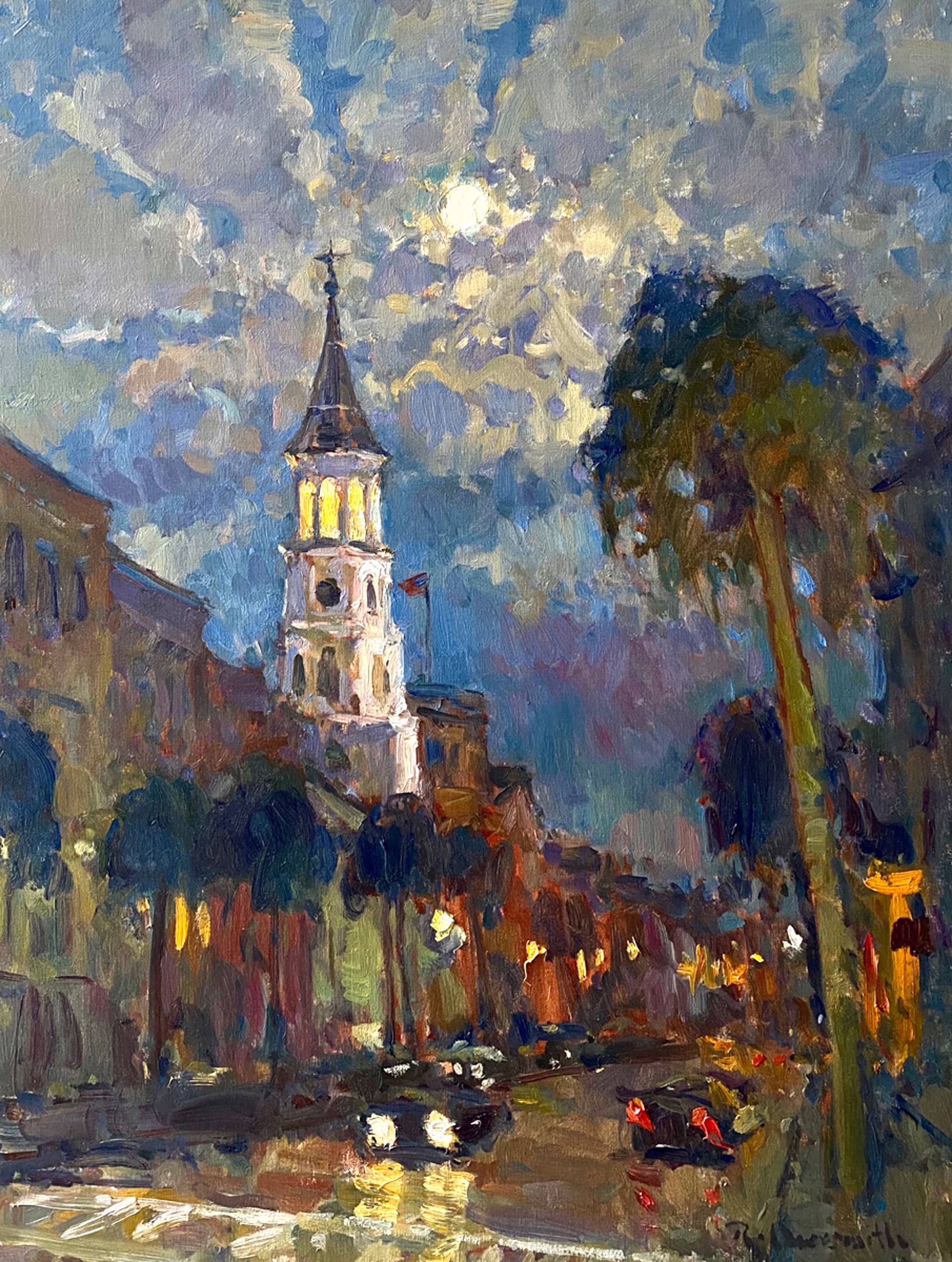 Colorful Night, Charleston by Richard Oversmith