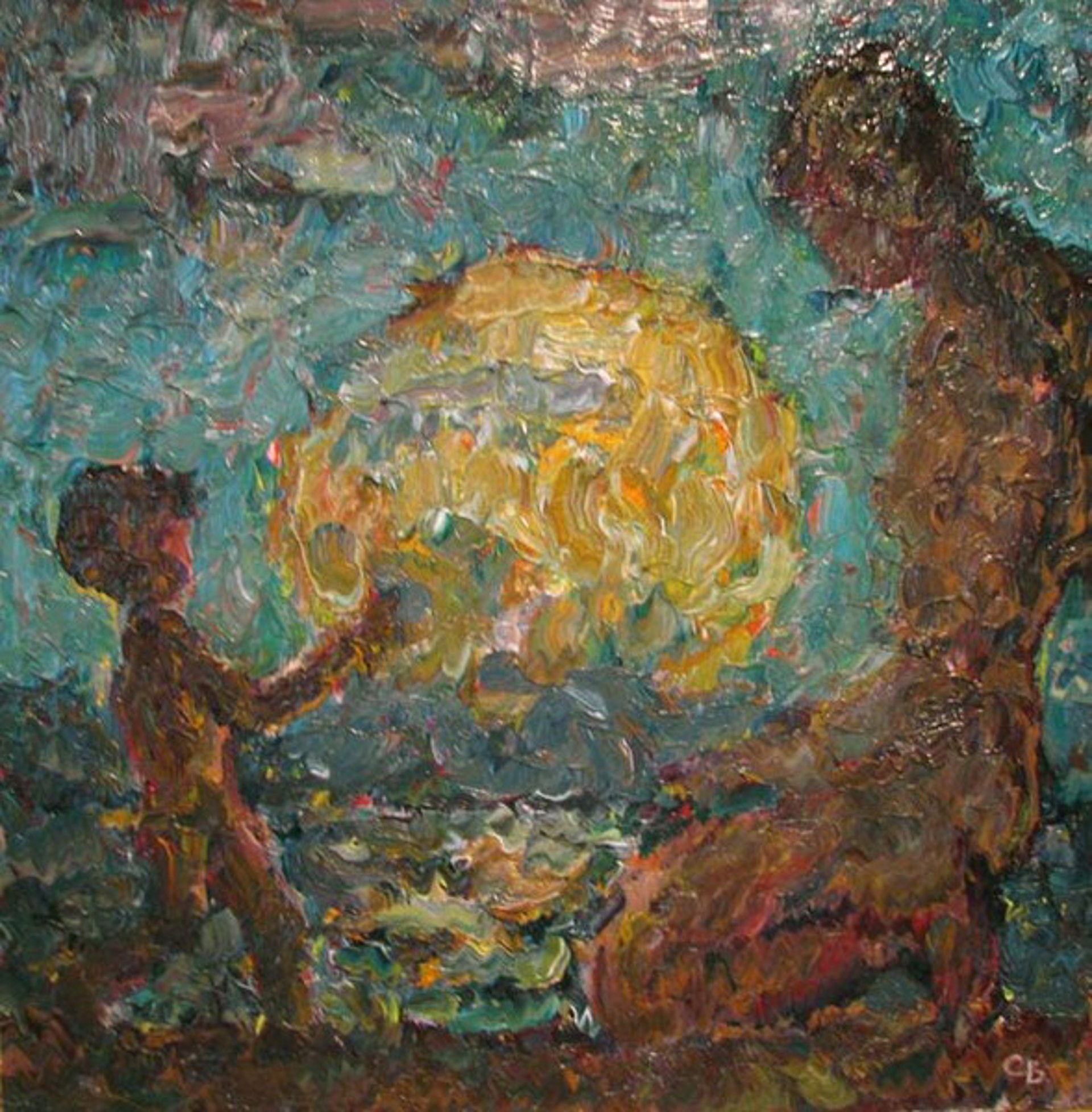 Mother and Child by Vladimir Skryabin