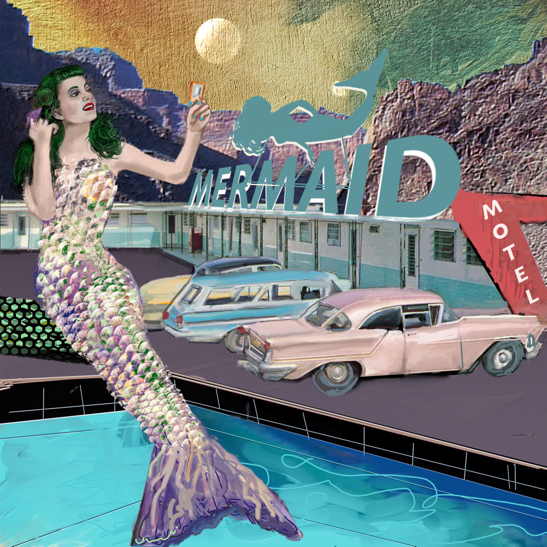 Mermaid Motel by Deborah McMillion Nering