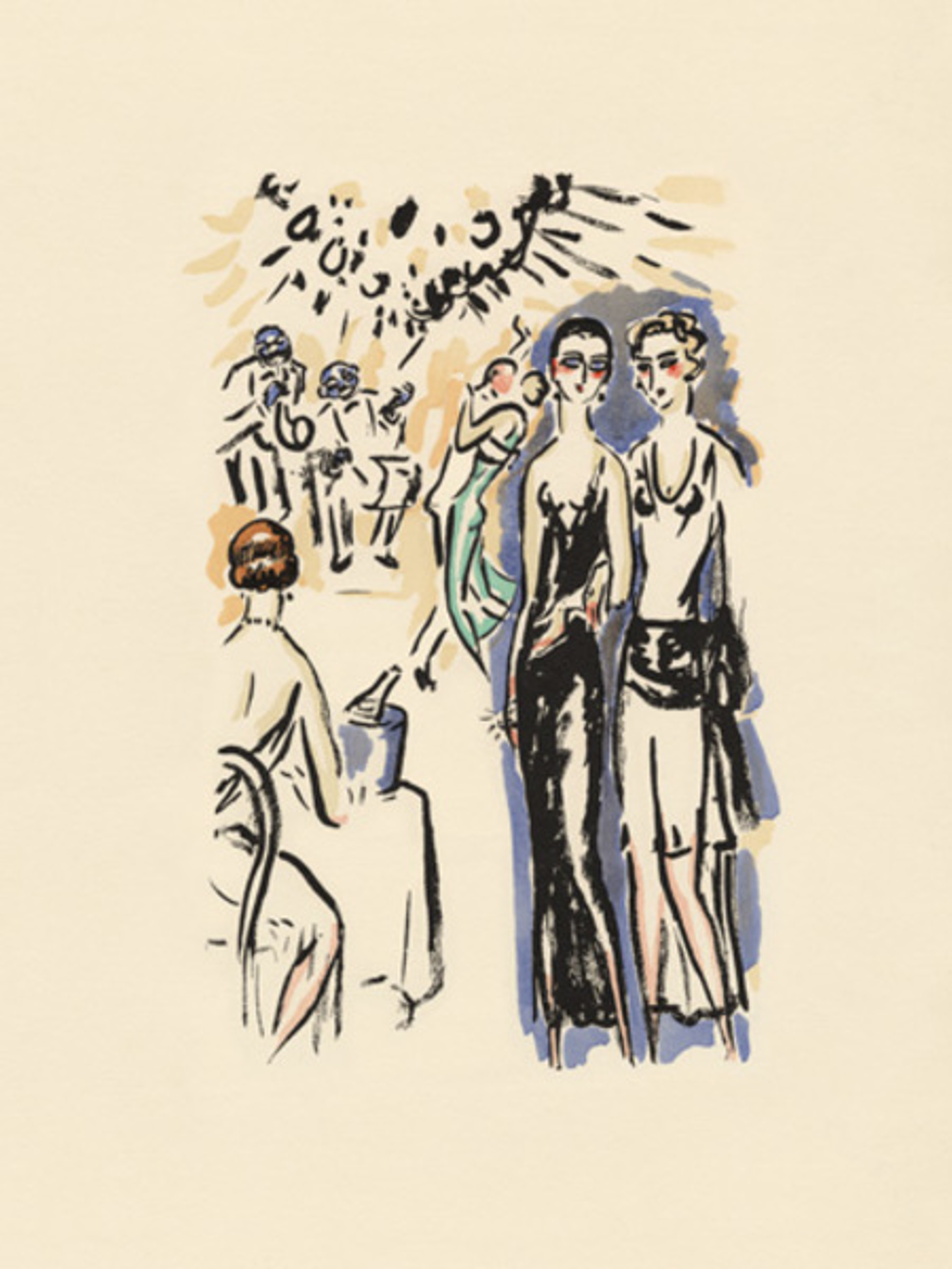At the Ball -La Garconne Series- Au bal by Kees Van Dongen (after)