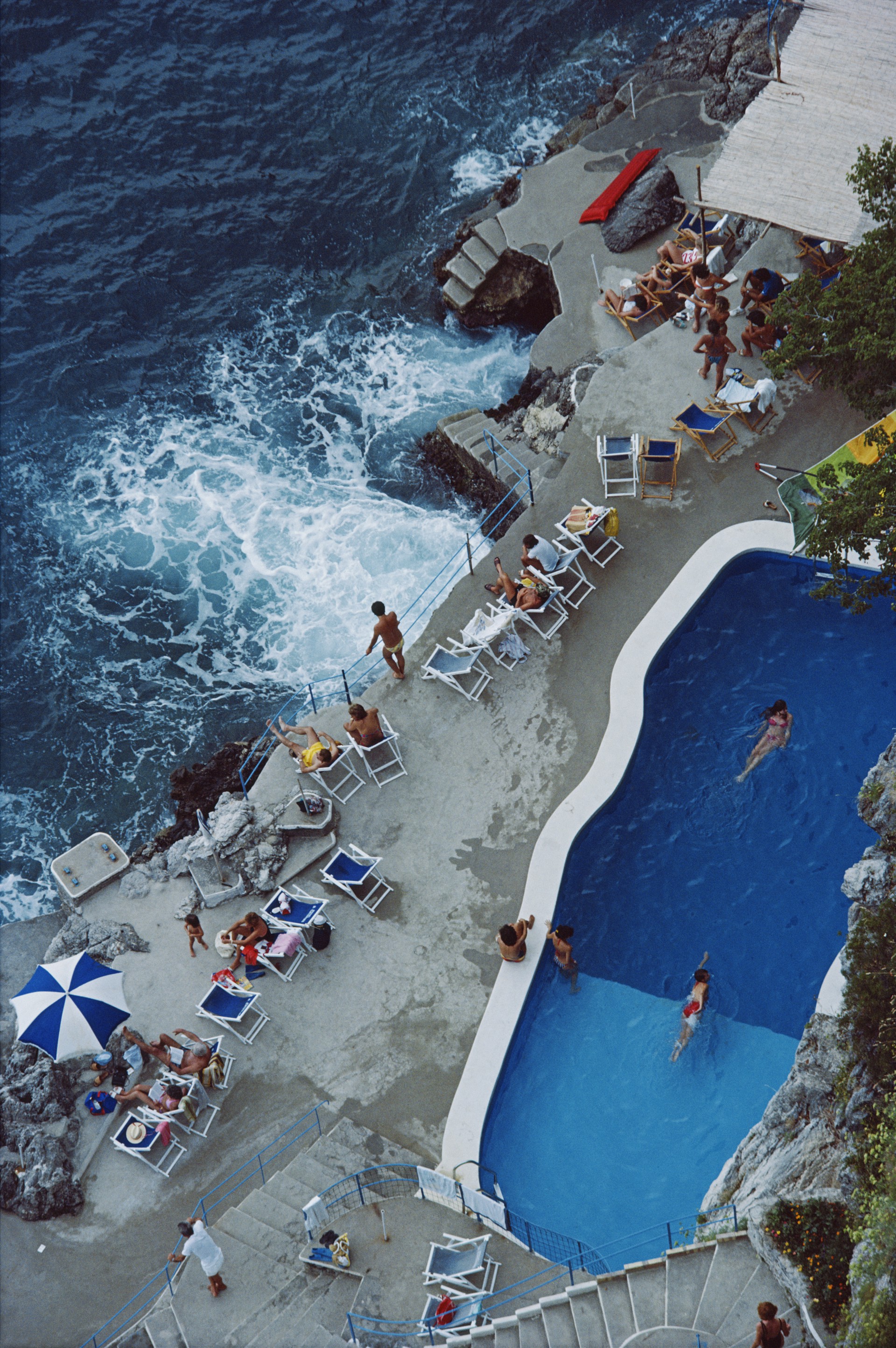 Pool On Amalfi Coast by Slim Aarons