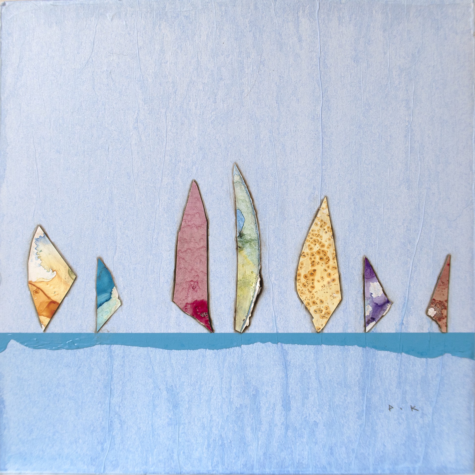 SOLD - Going With the Flow I by Peter Kuttner