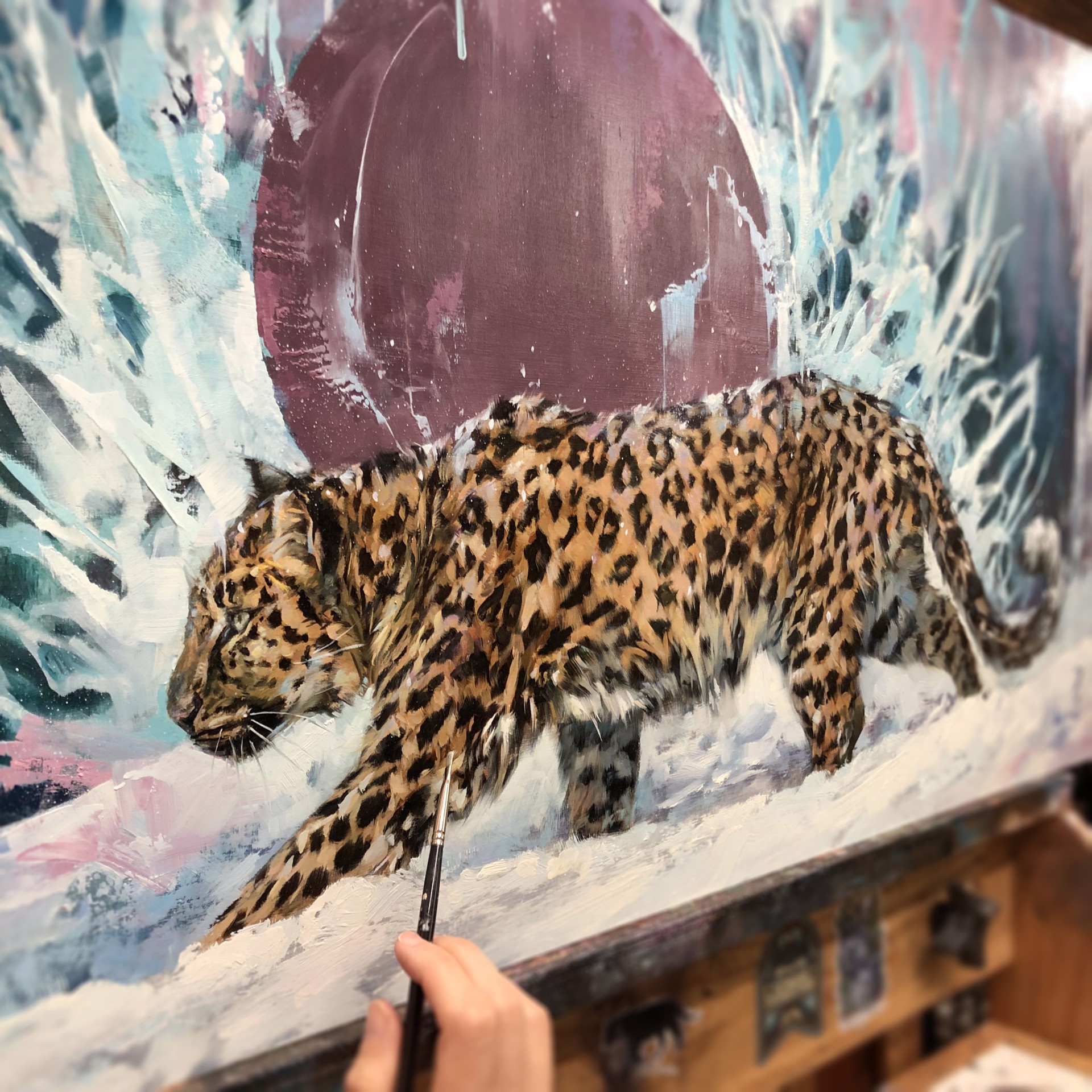 The Amur Leopard by Lindsey Kustusch