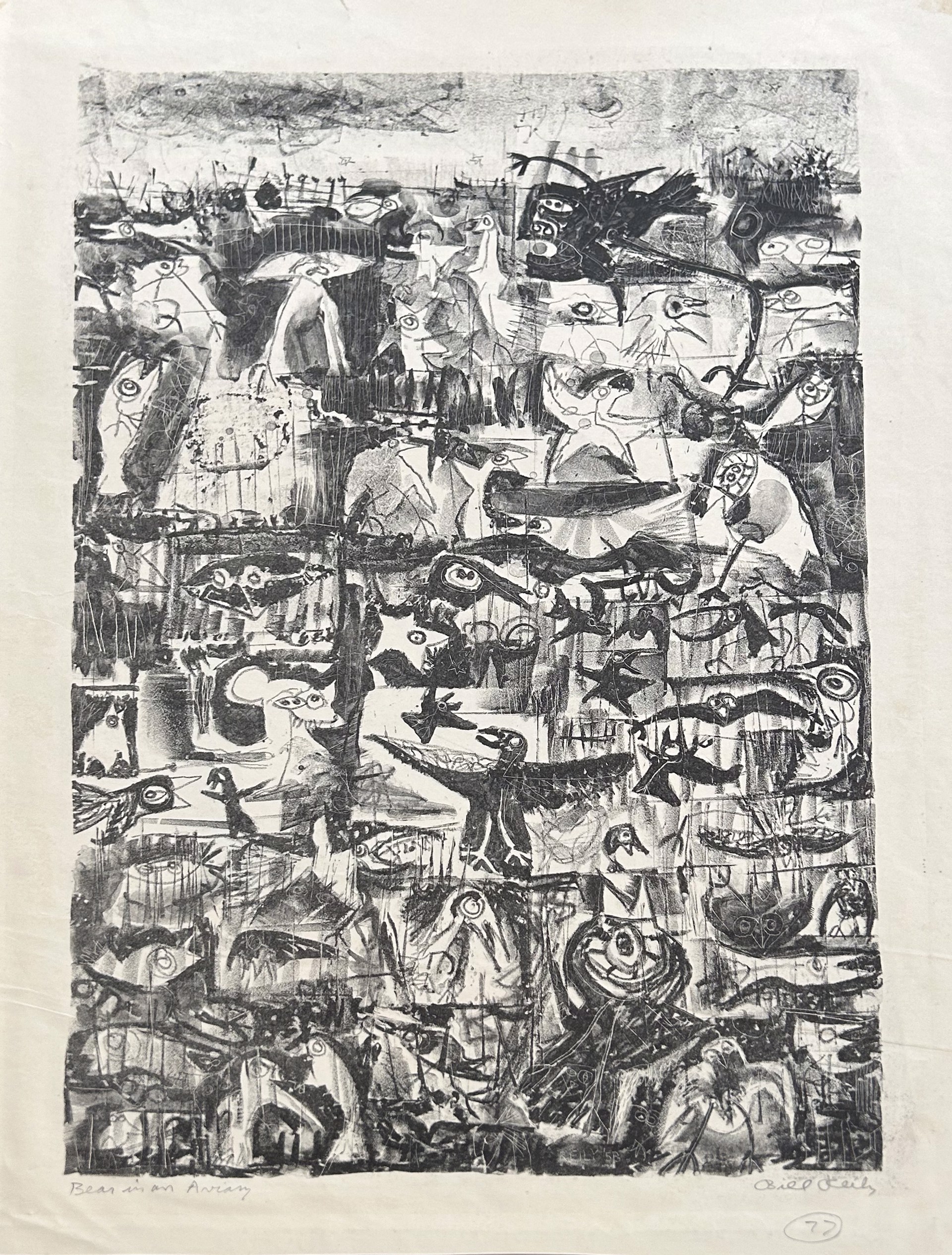 77. Bear in an Aviary by Bill Reily Prints