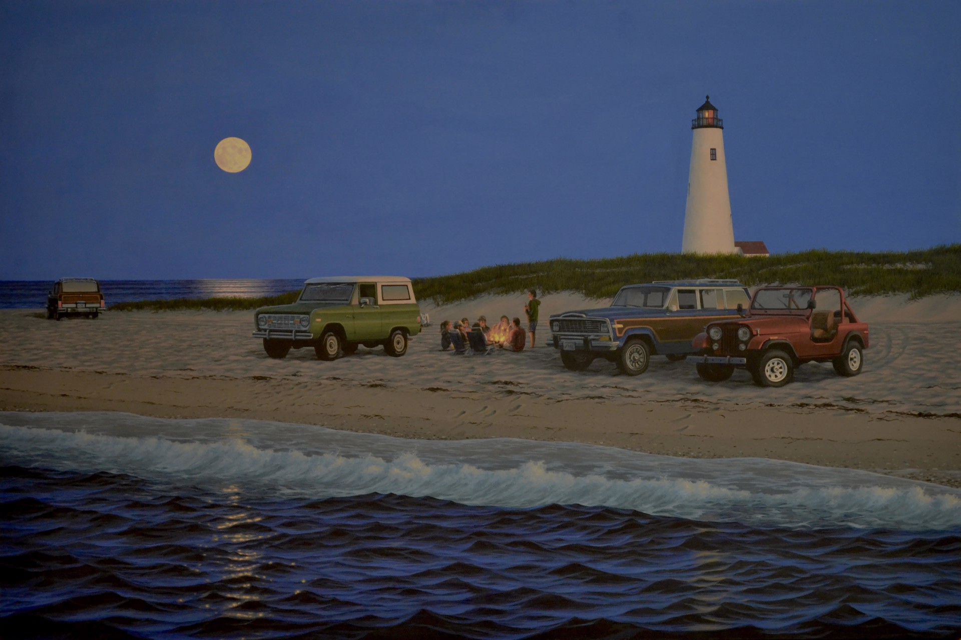Night at the Point by Forrest Rodts