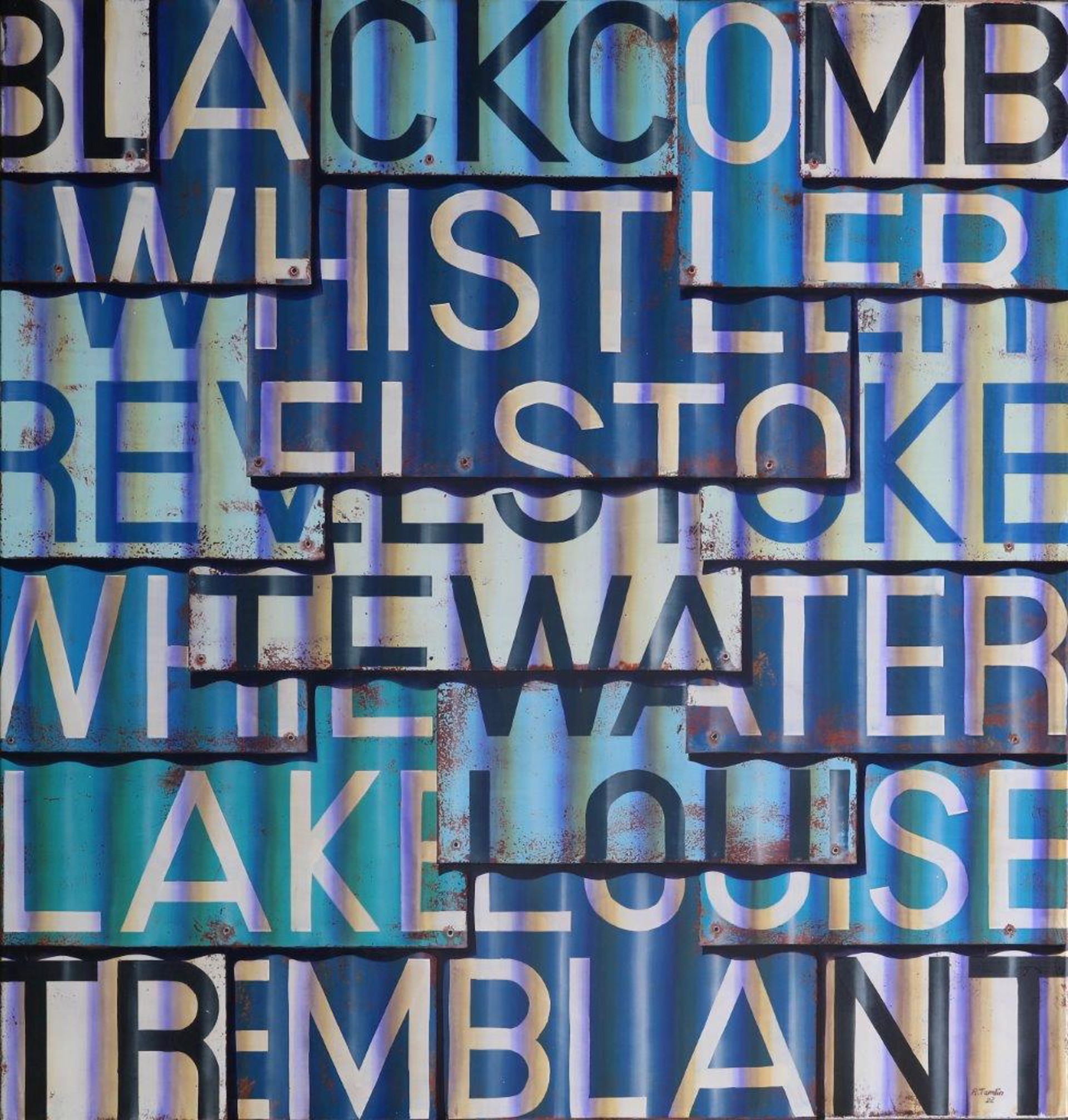 Whistler-Lake Louise Blue by Ross Tamlin