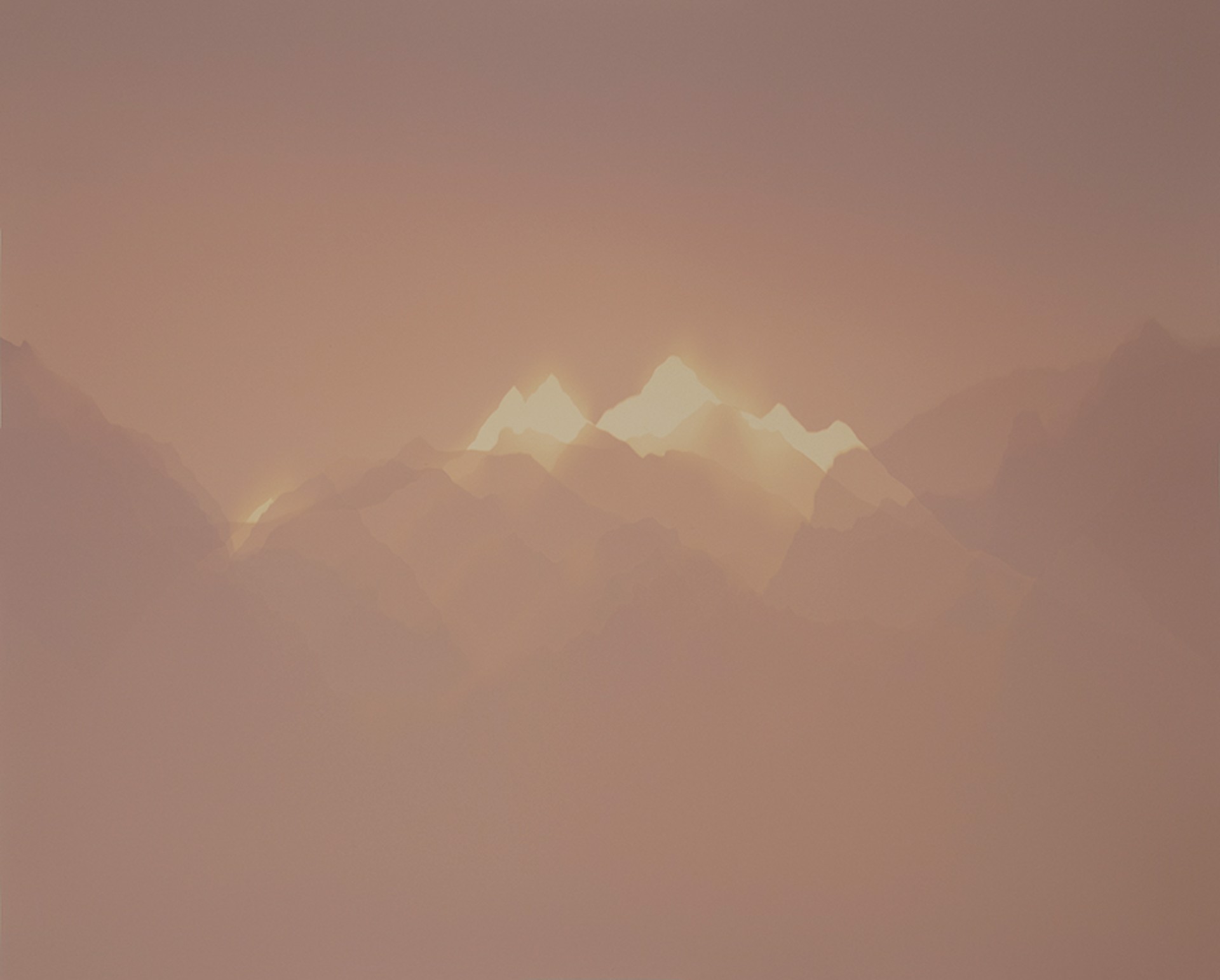 Three Fingers 9, Sunset, North Cascades, Washington by Vanessa Marsh