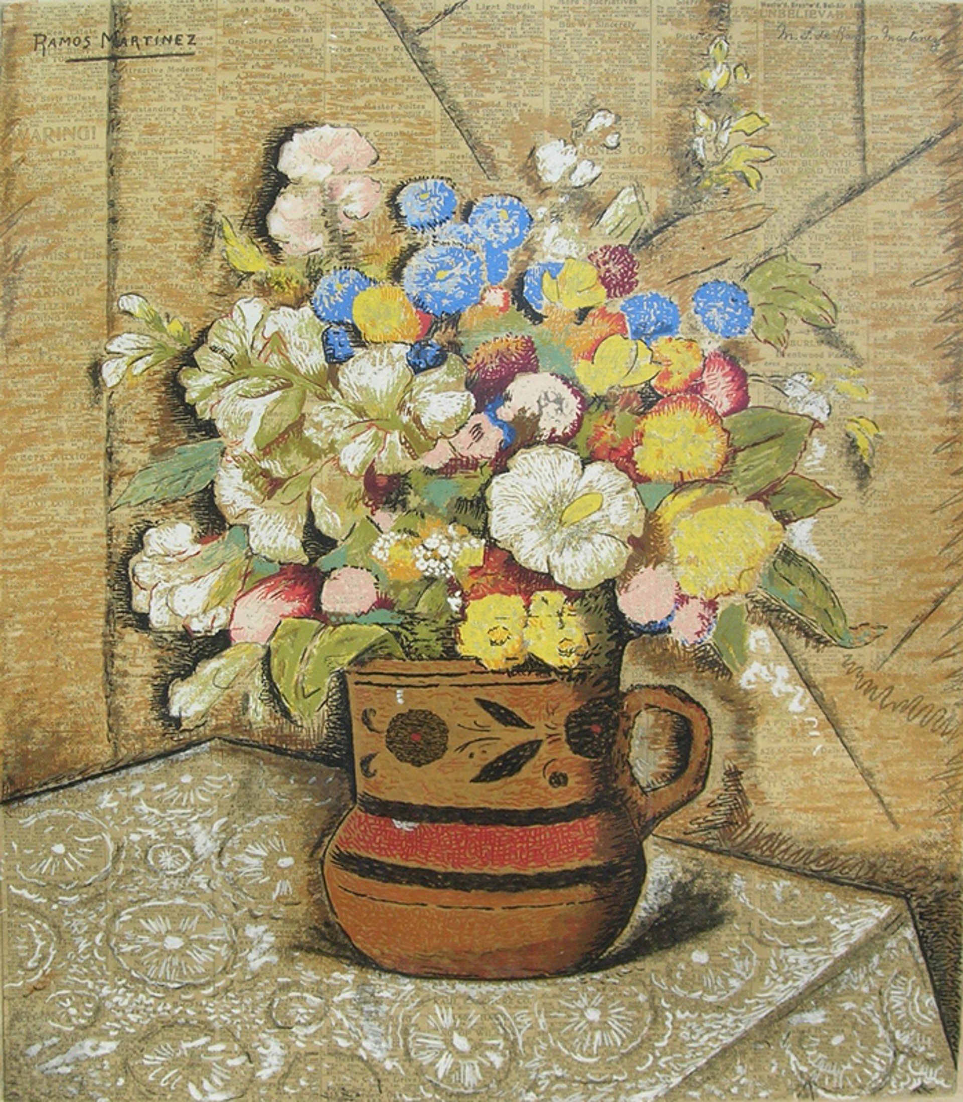 Flores by Alfredo Ramos Martinez